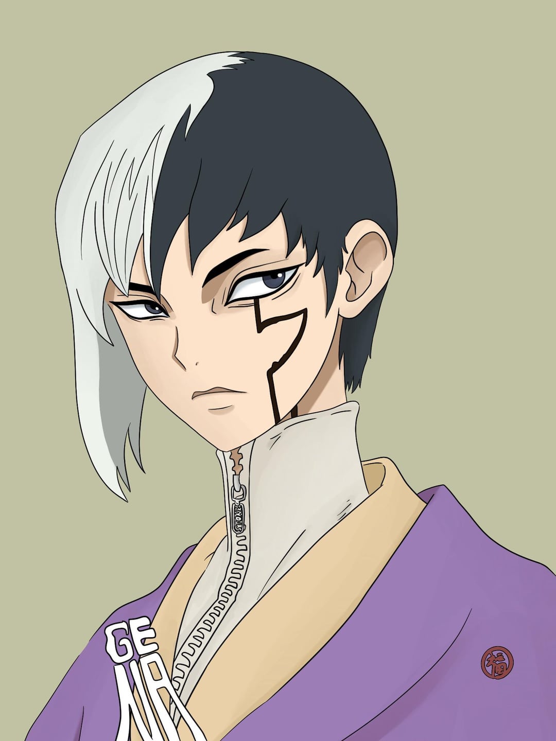 Gen Asagiri fan art i like his