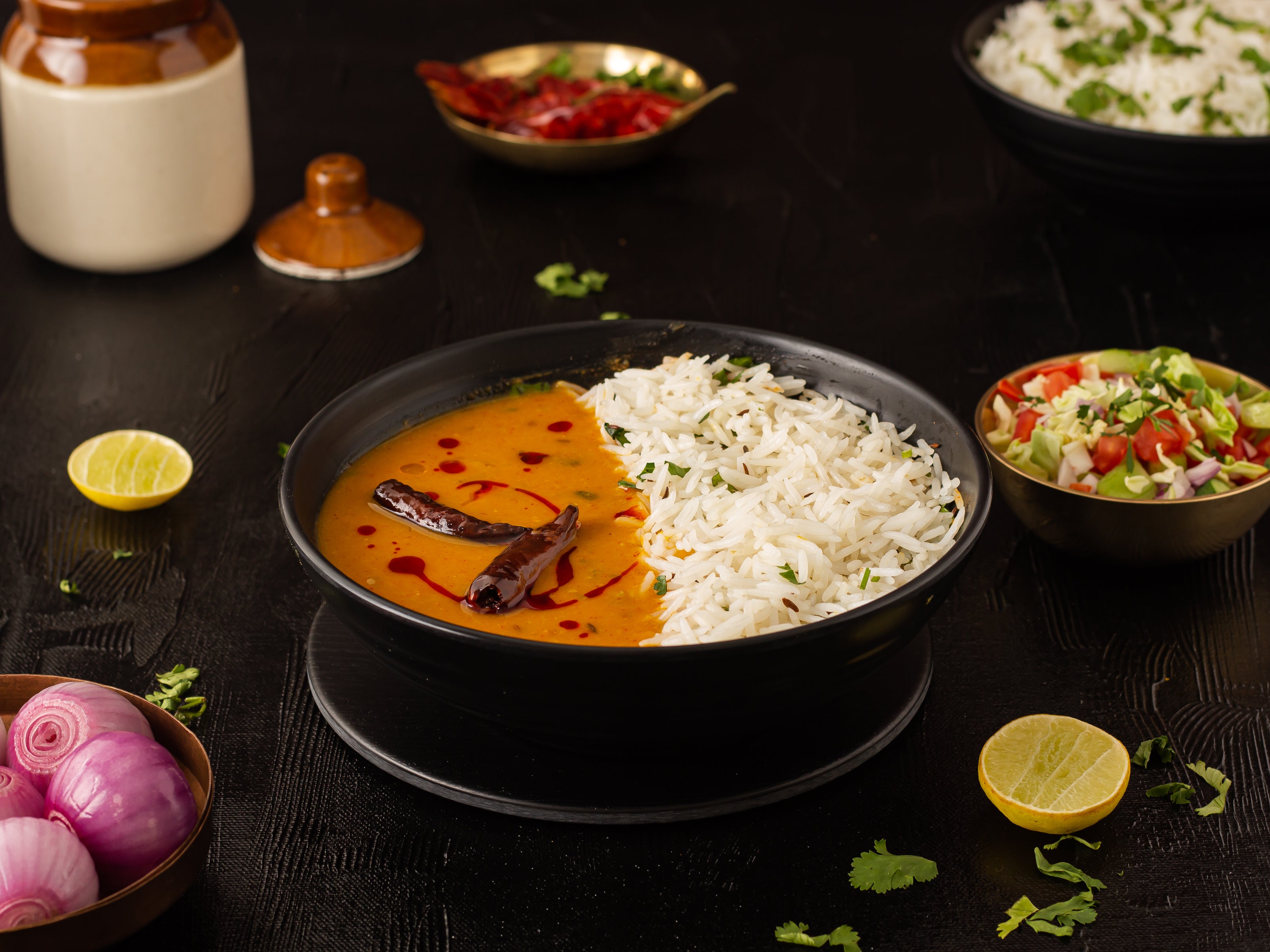 Classic Dal Rice Bowl