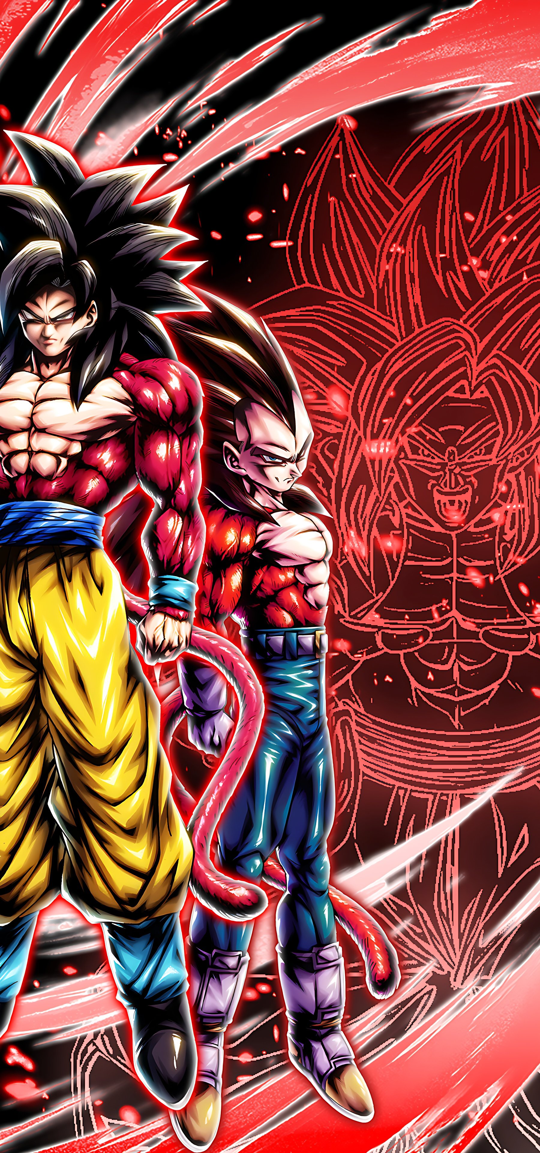 Bardock -Goku Black -SS4 Goku Vegeta FD