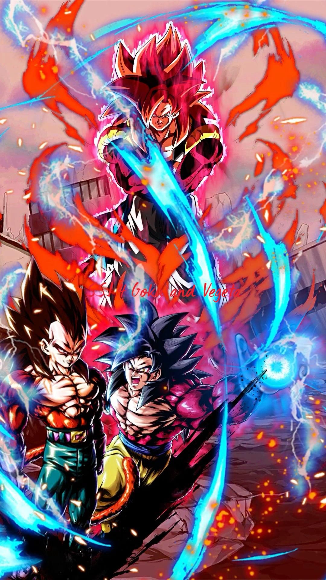 SSJ 4 Goku and Vegeta