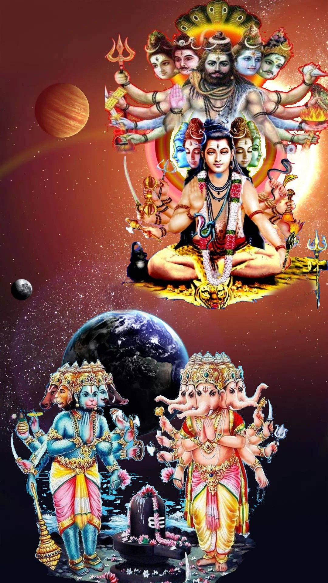 All Hindu Gods HD Wallpaper