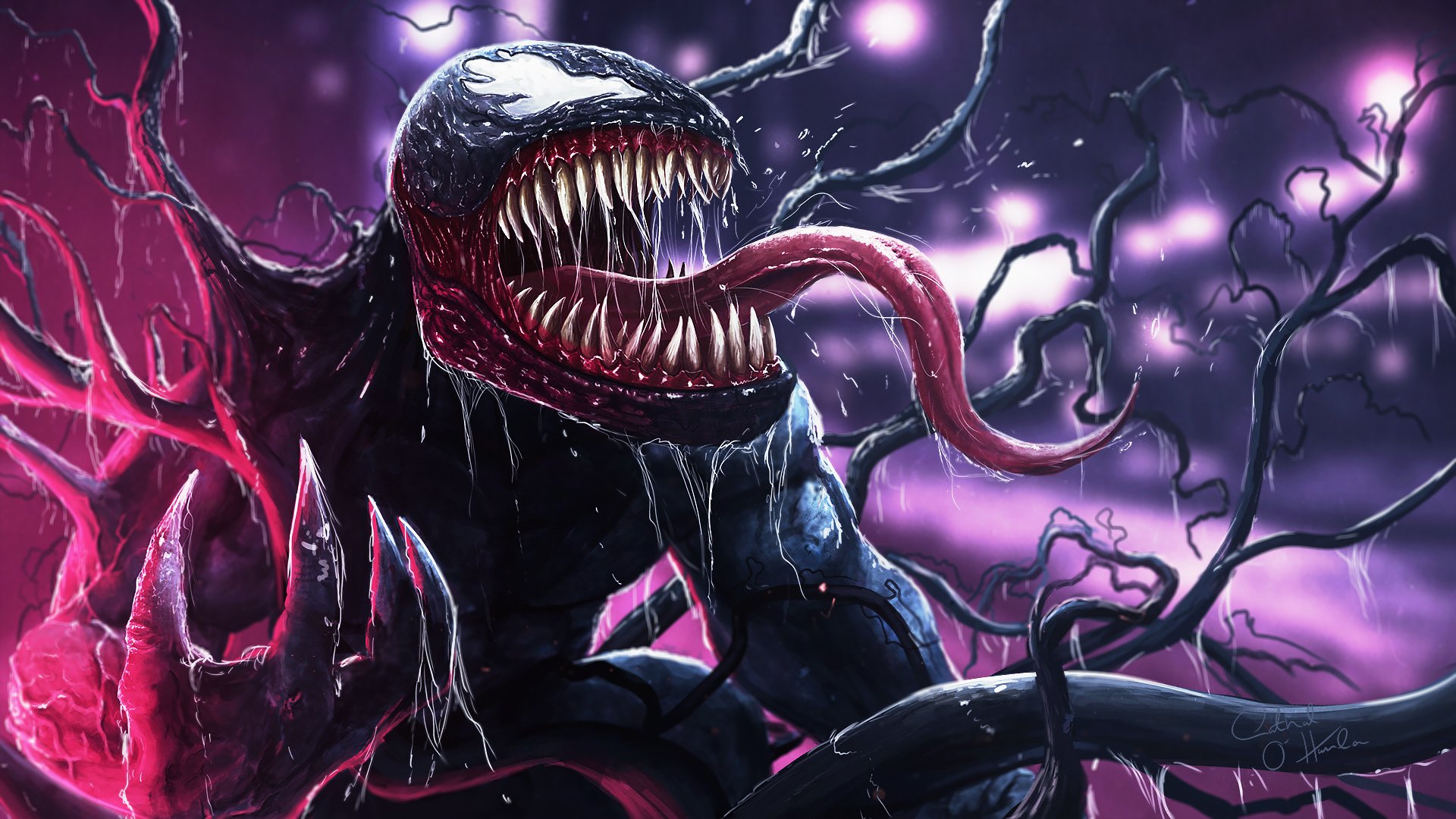 Comic Venom HD Wallpaper