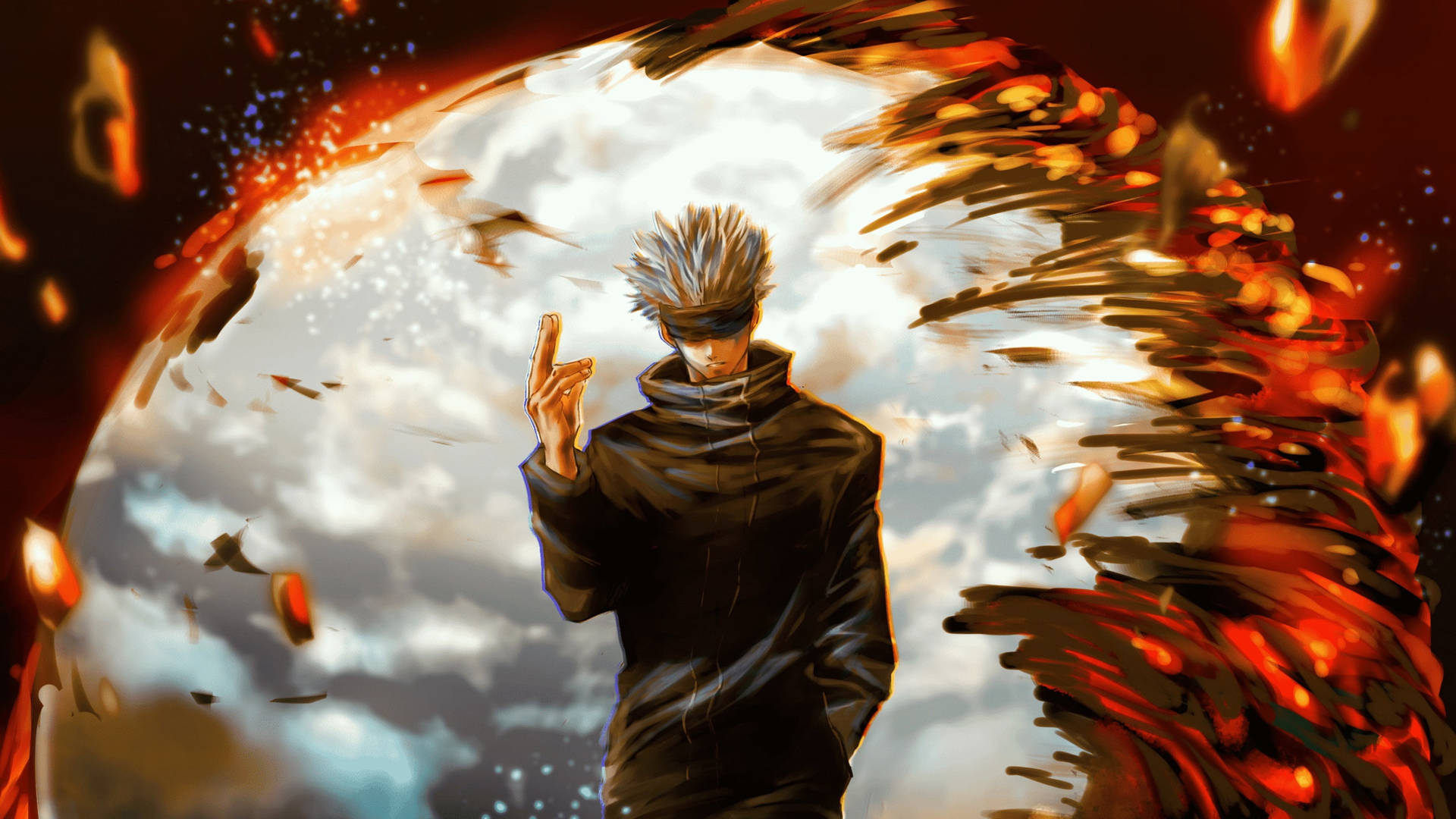 Gojo Deskk Wallpaper