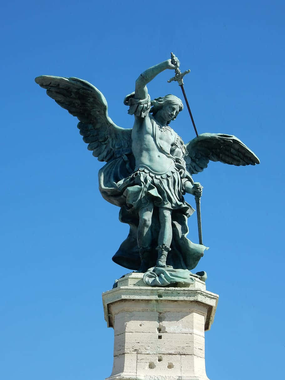 Download Saint Michael depicted in a