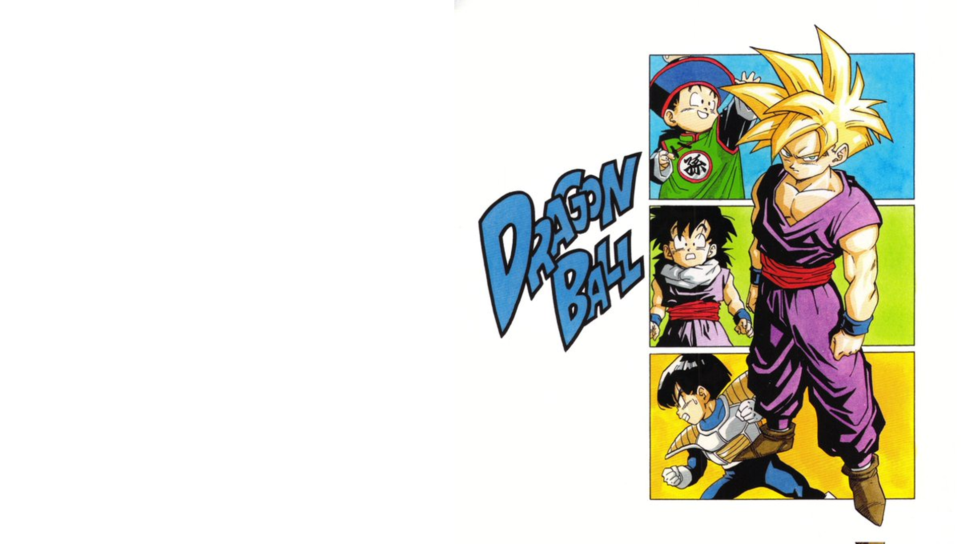 wallpaper with dbz manga covers