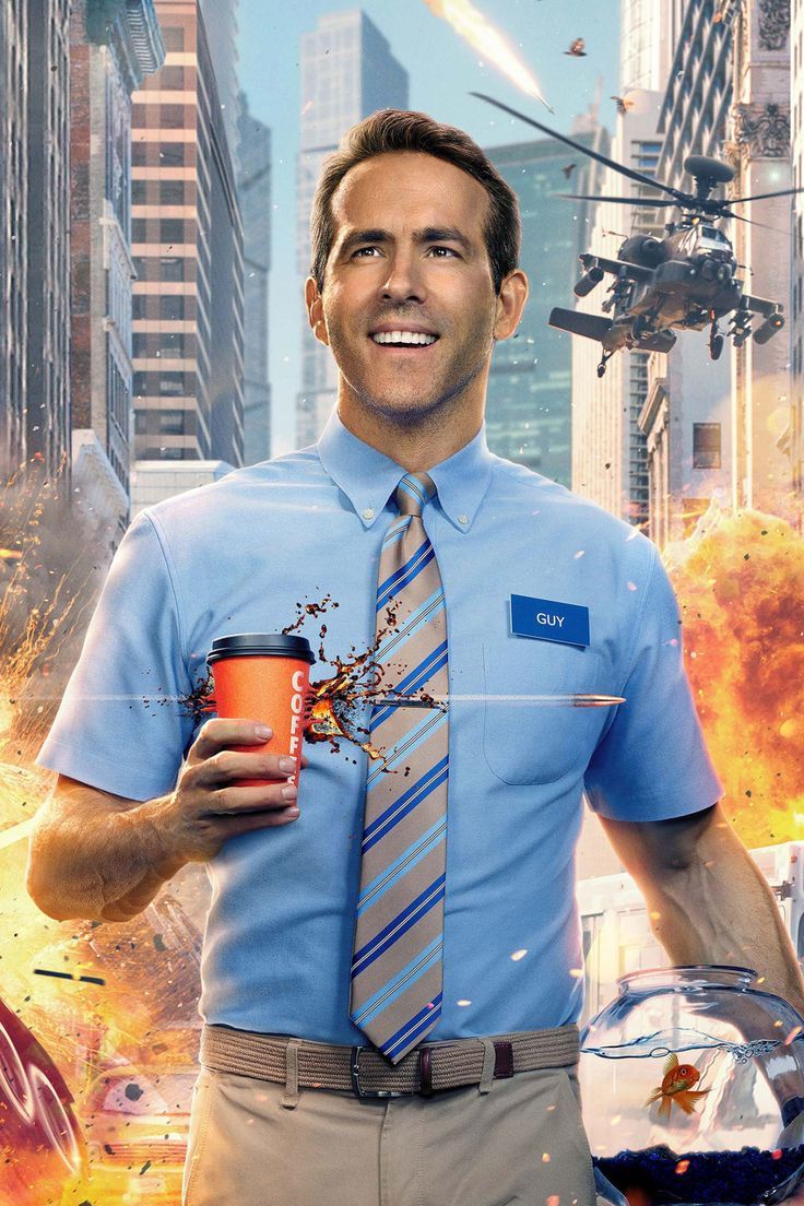 Free Guy 2021 HD movie wallpaper iphone