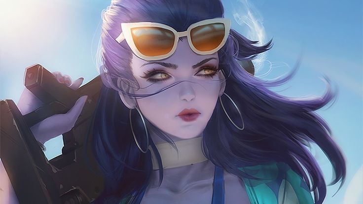 Desktop Wallpaper Widowmaker, Face