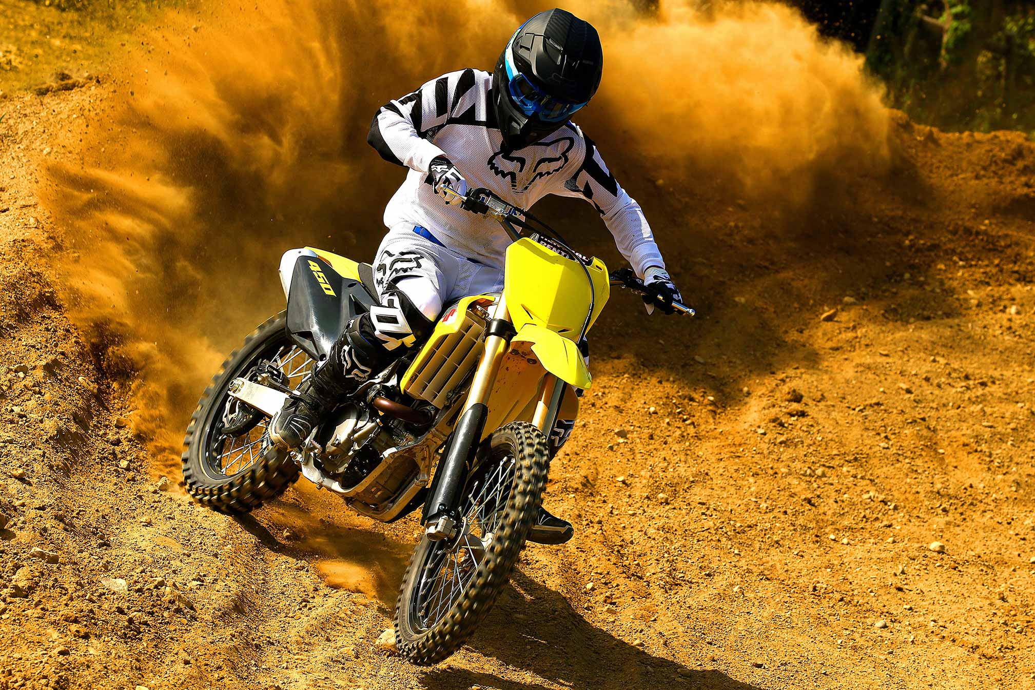 Vehicle Suzuki RM Z450 HD Wallpaper