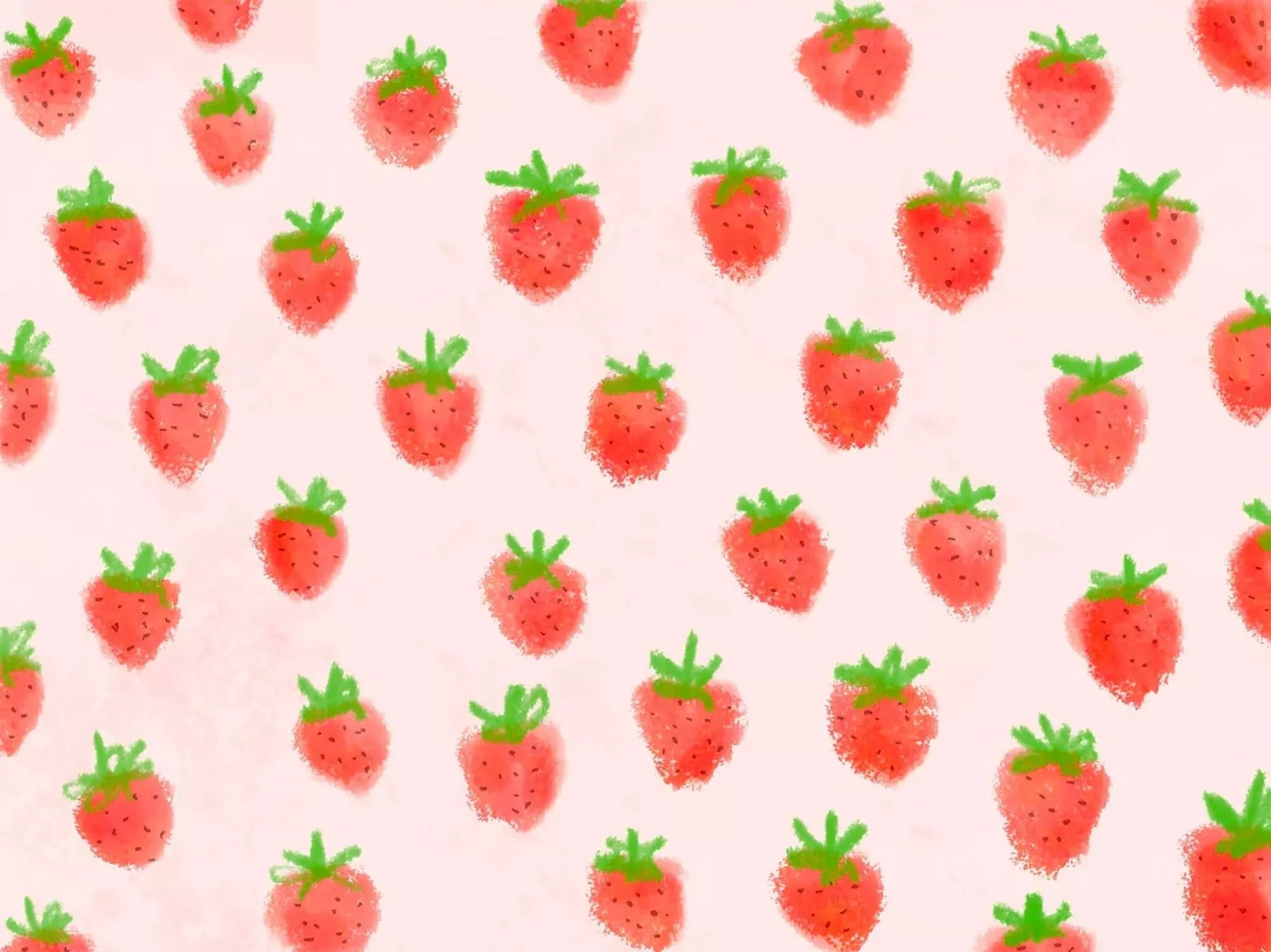 Most Popular Strawberries Art Wallpaper