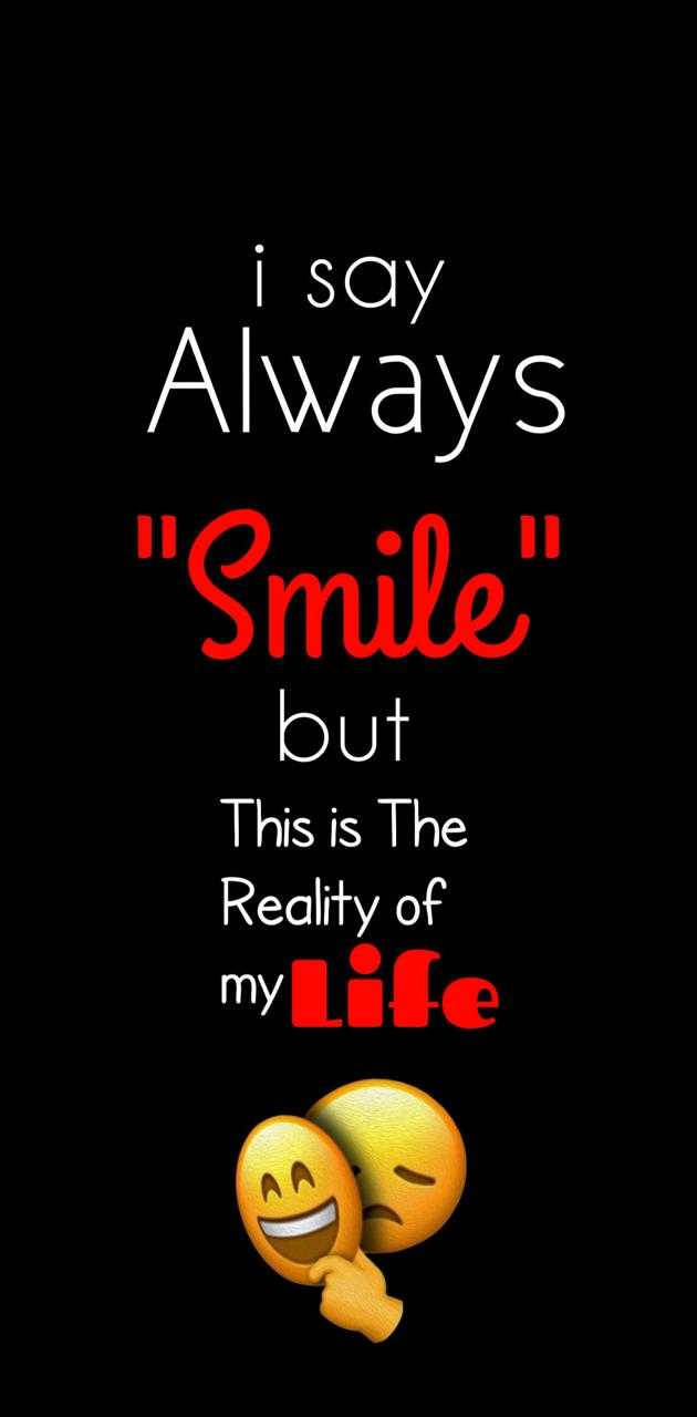 Download Cute Sad Fake Smile Wallpaper