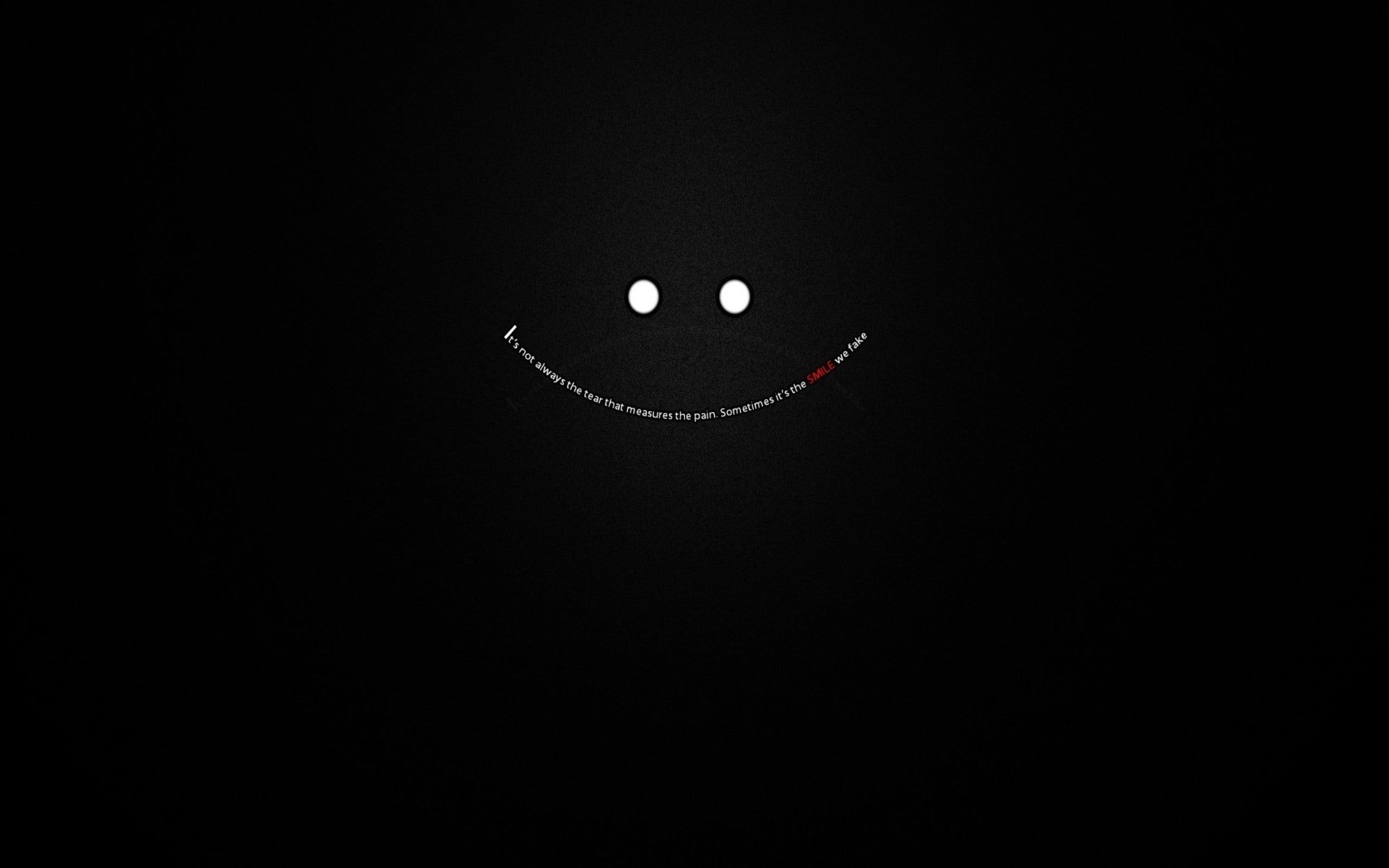 HD wallpaper: smiley illustration