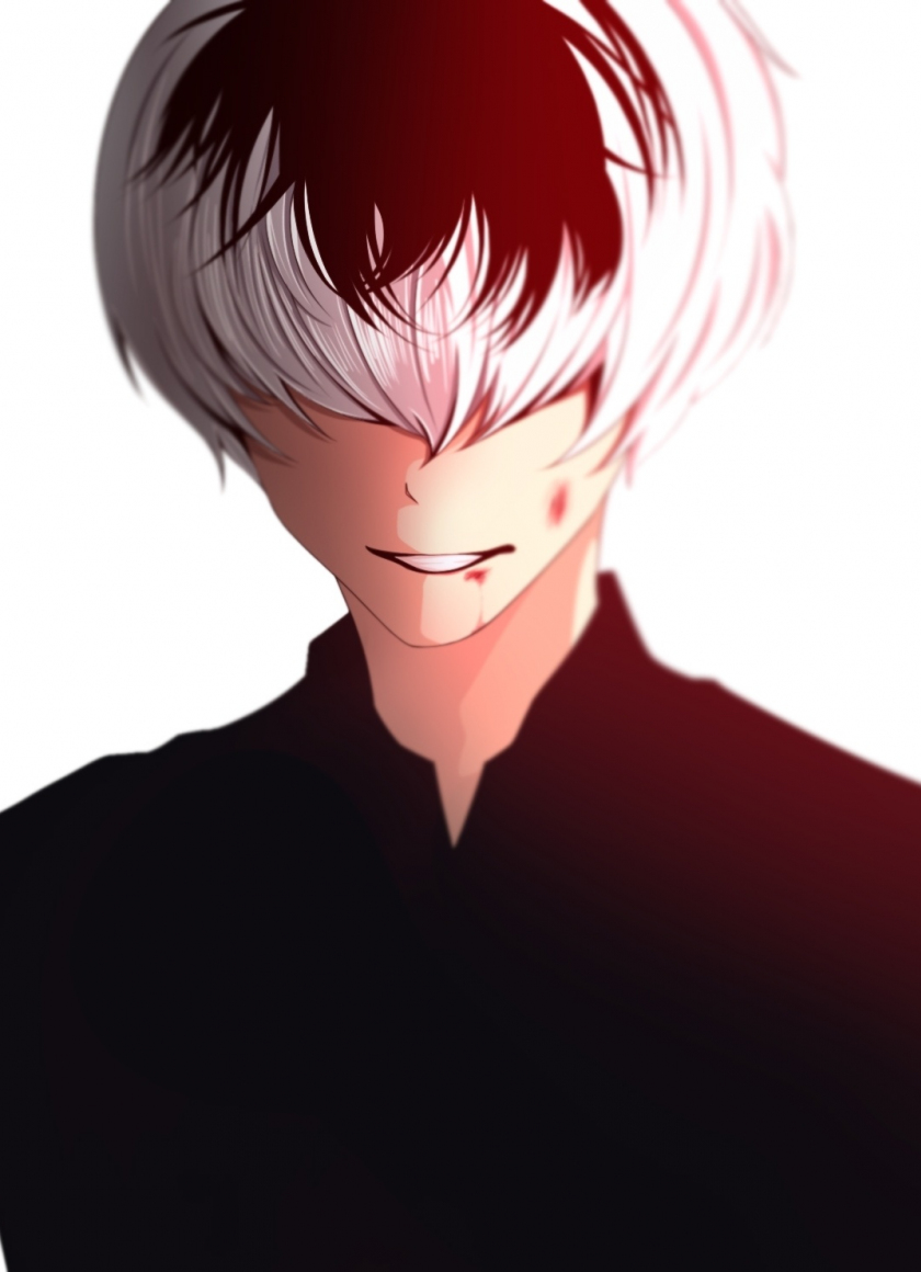 Download wallpaper 840x1160 ken kaneki