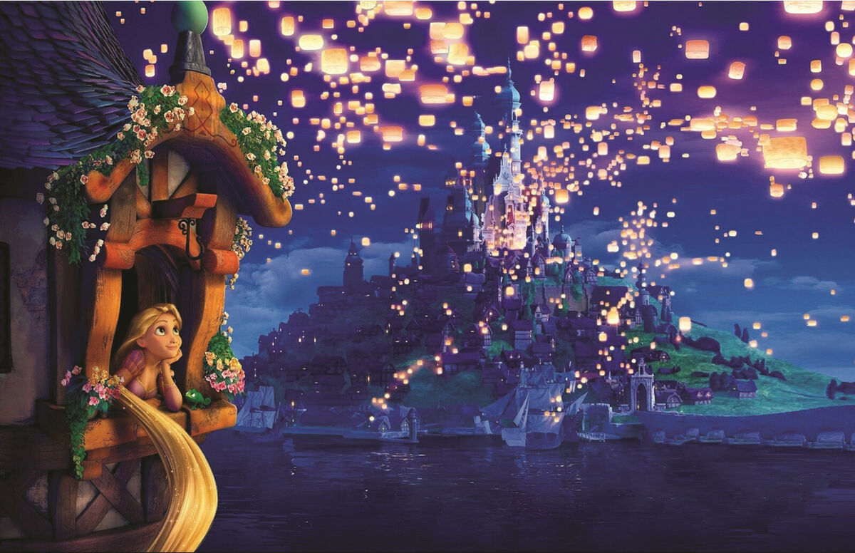 Kinkade Tangled Poster Print 11x17