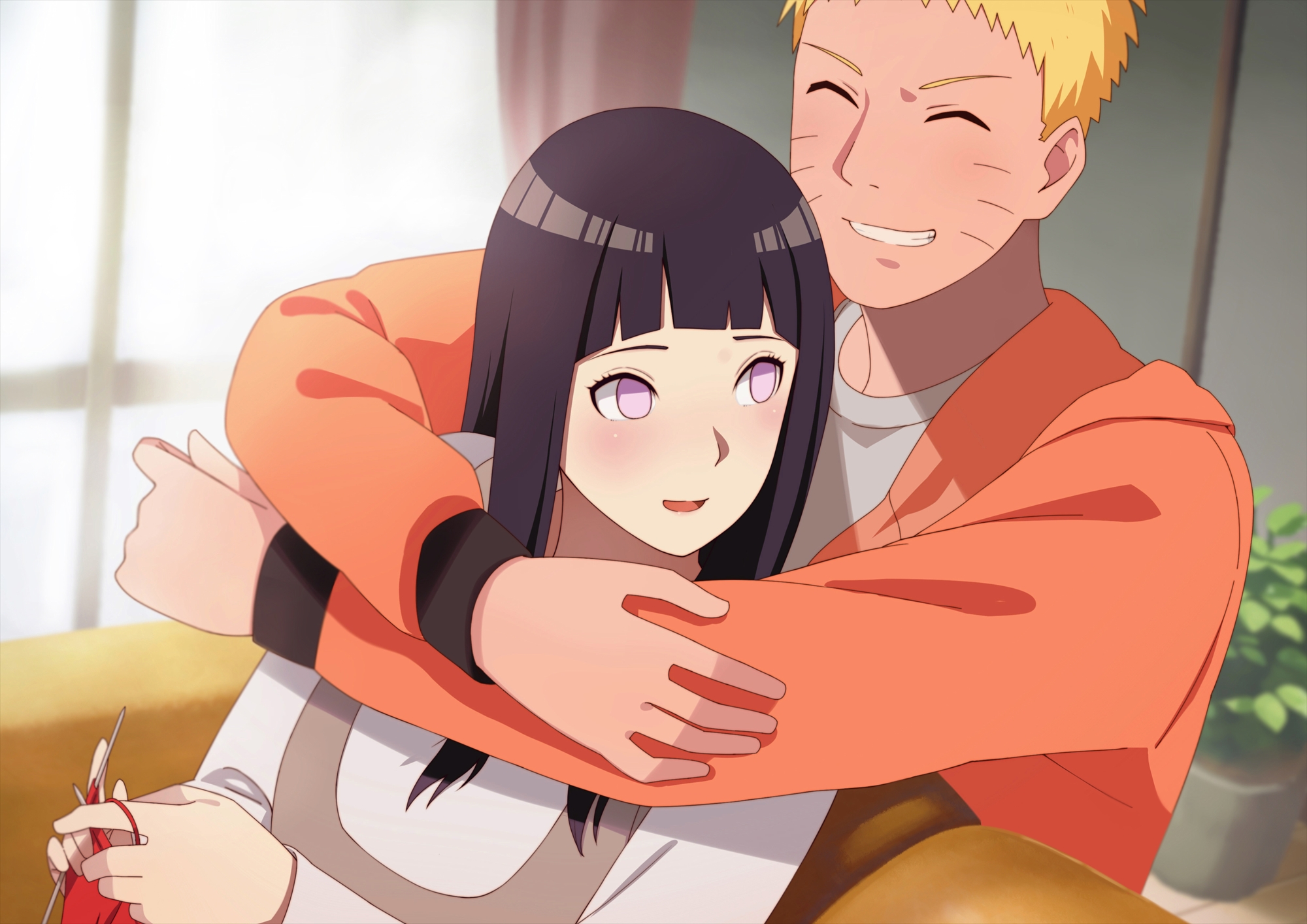 Naruto & Hinata Anime HD Wallpaper by だっち