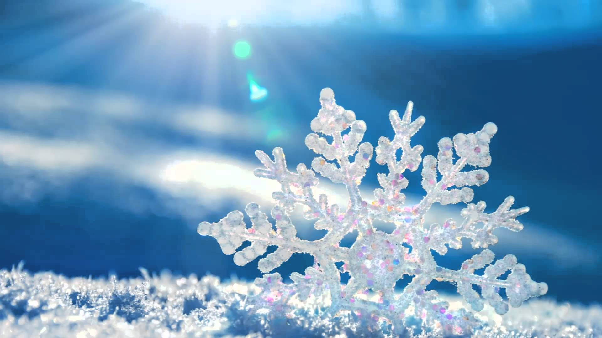 Snow Aesthetic Background