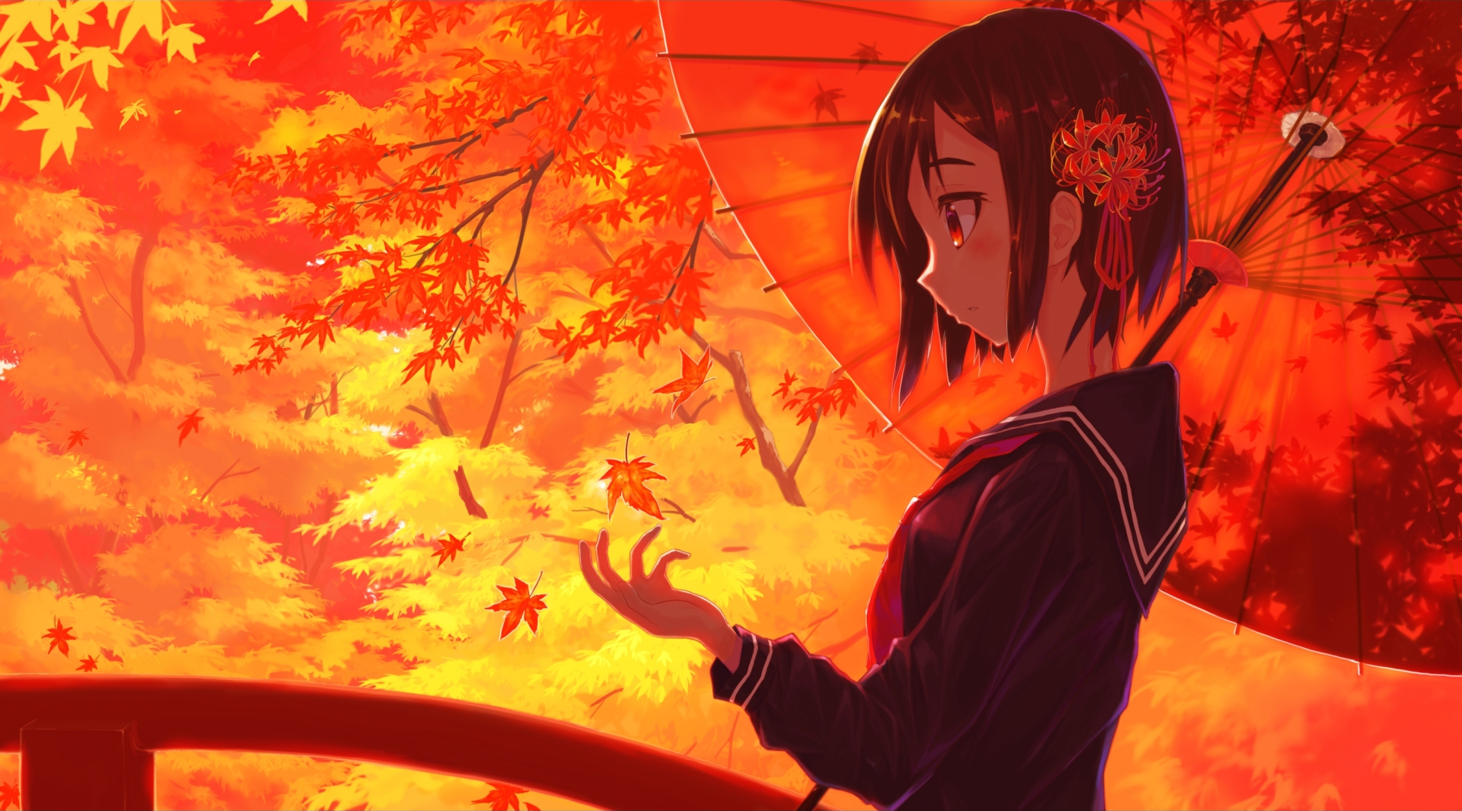 Autumn Schoolgirl Serenity