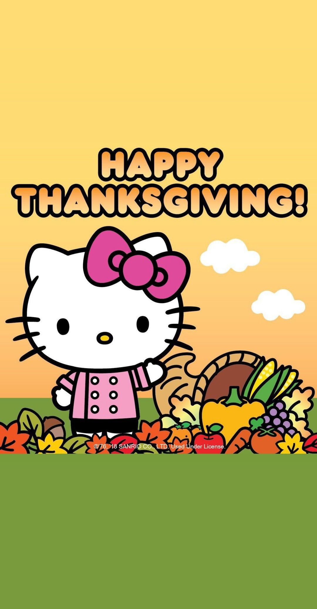 Hello Kitty Thanksgiving Wallpaper 10