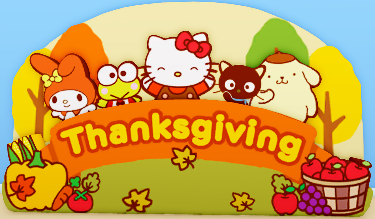 Thanksgiving Wall. My Hello Kitty Cafe