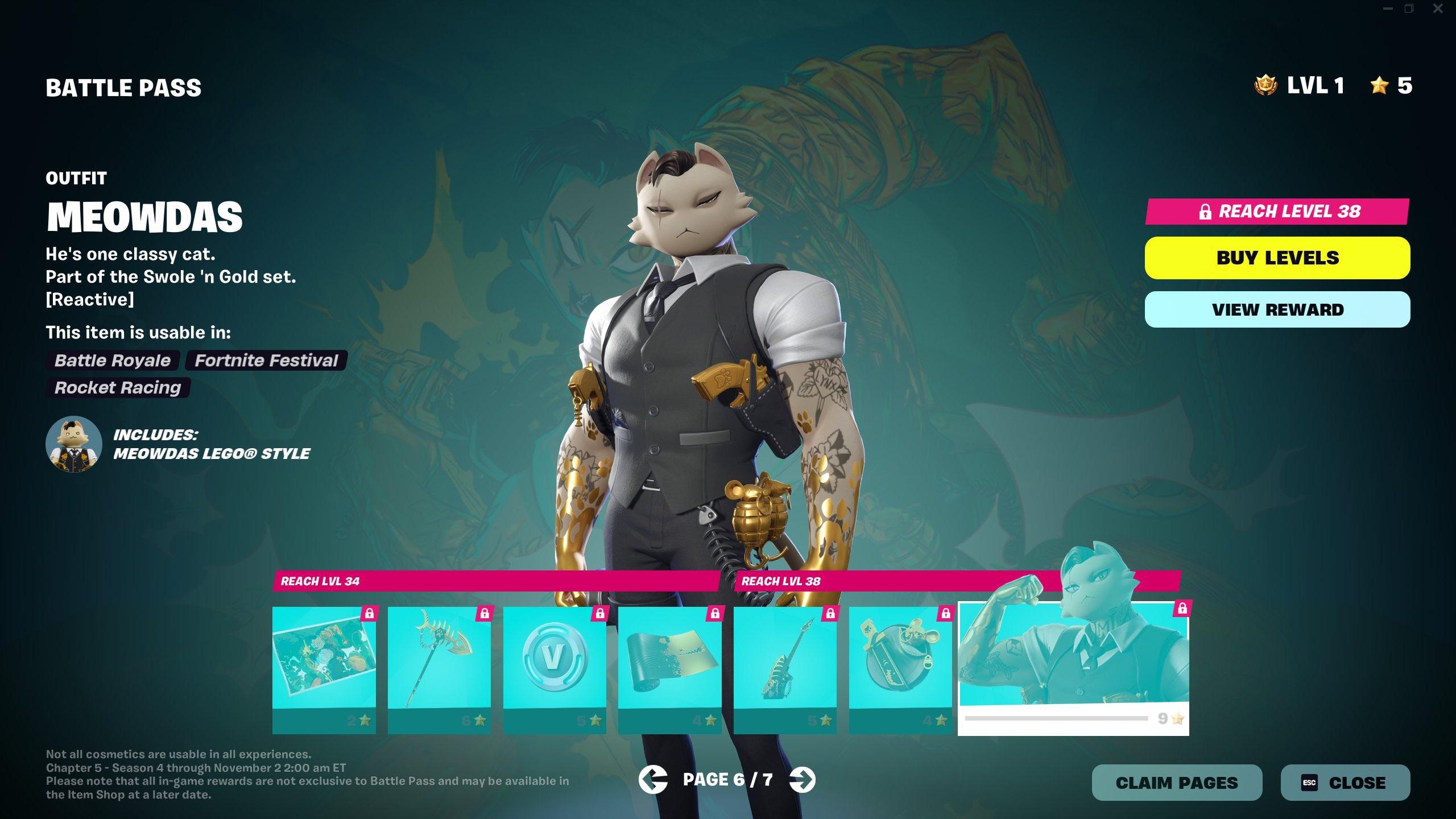 Fortnite Chapter 2: Remix Pass Pages