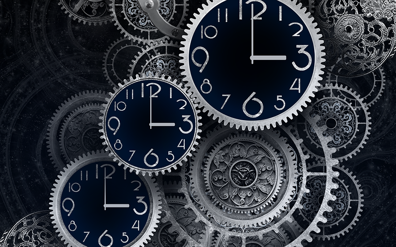 Antique Black clock live wallpaper