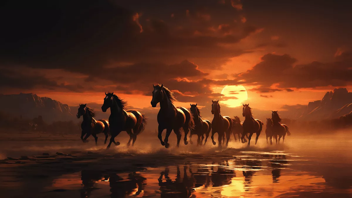 Wild Horses Wallpaper 4K