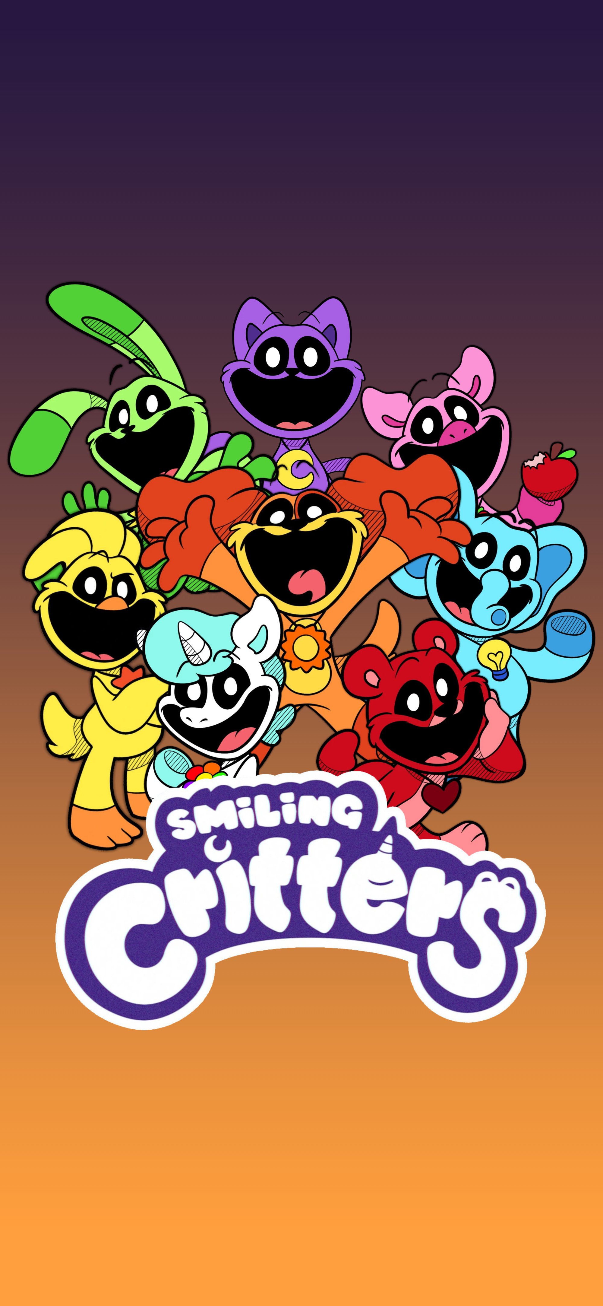 Poppy Playtime Smiling Critters Wallpaper