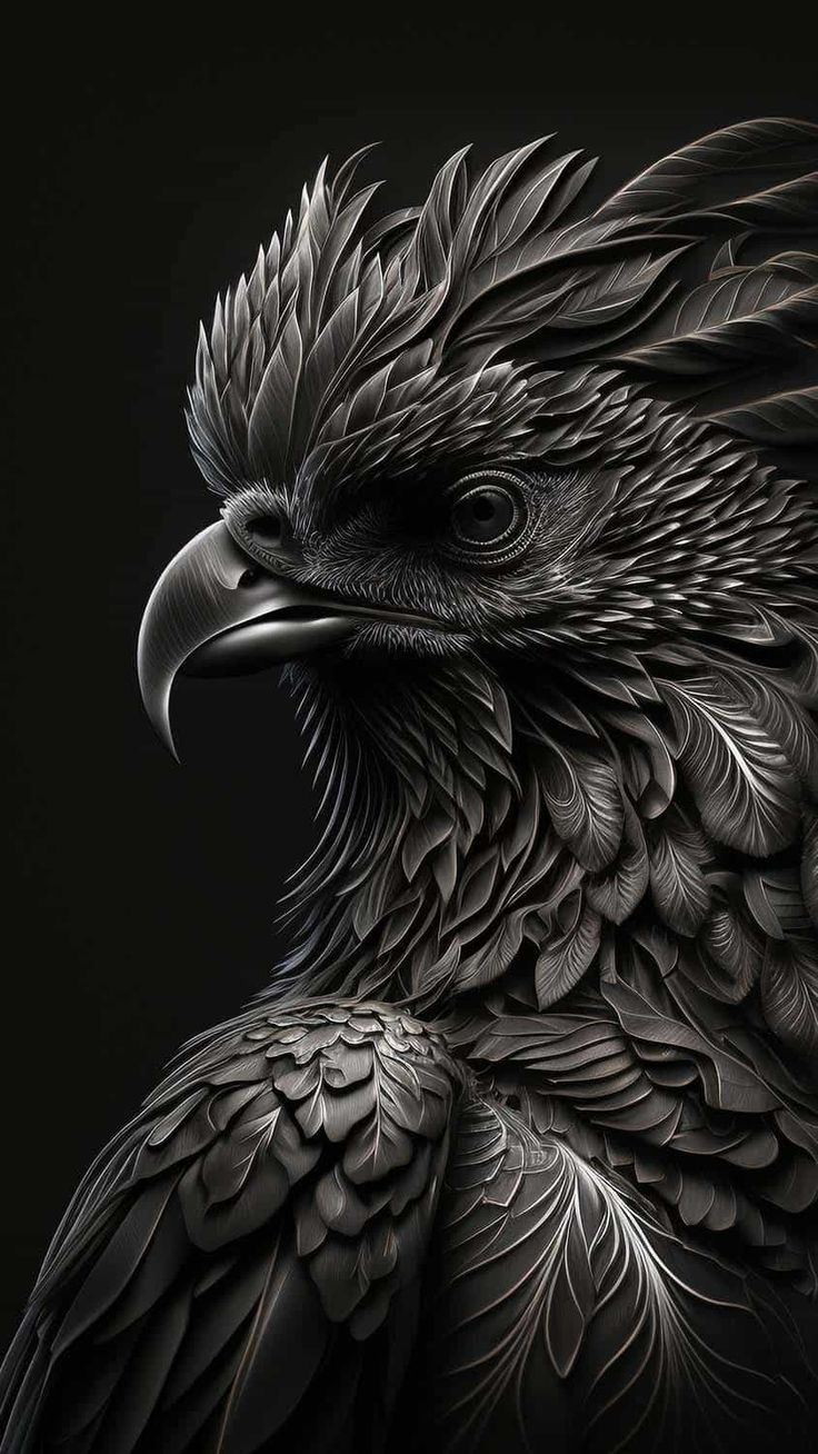 Black Eagle iPhone Wallpaper HD