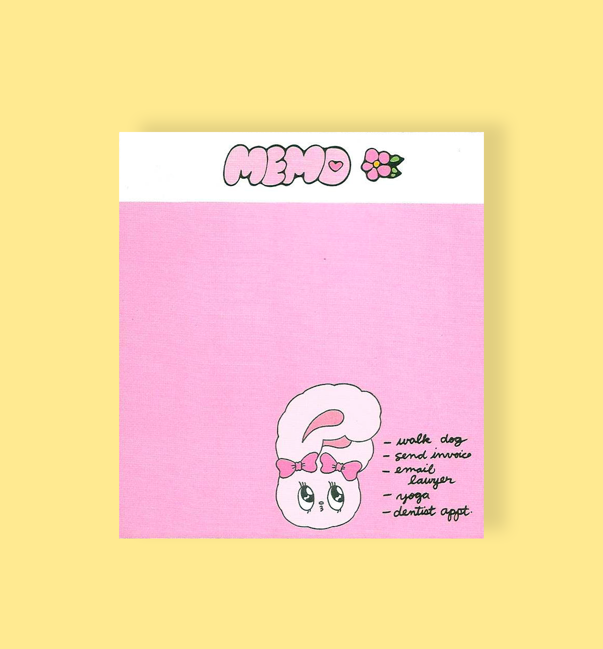Esther Bunny Memopad [Diary]