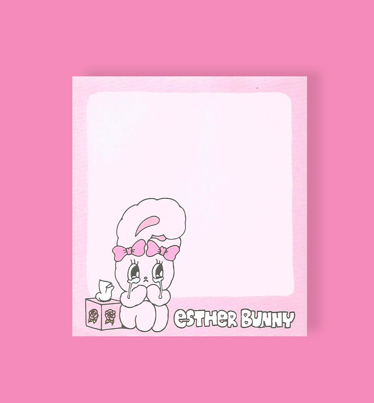 Esther Bunny Memopad [Weeping]