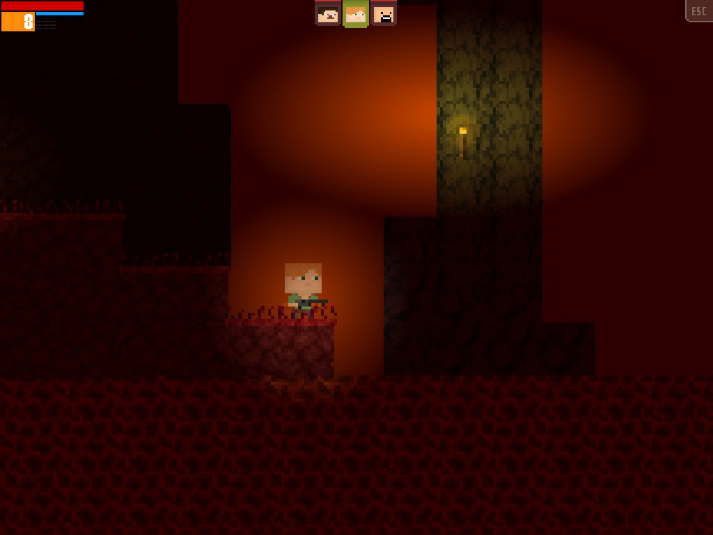 Minecraft 2D Nether!