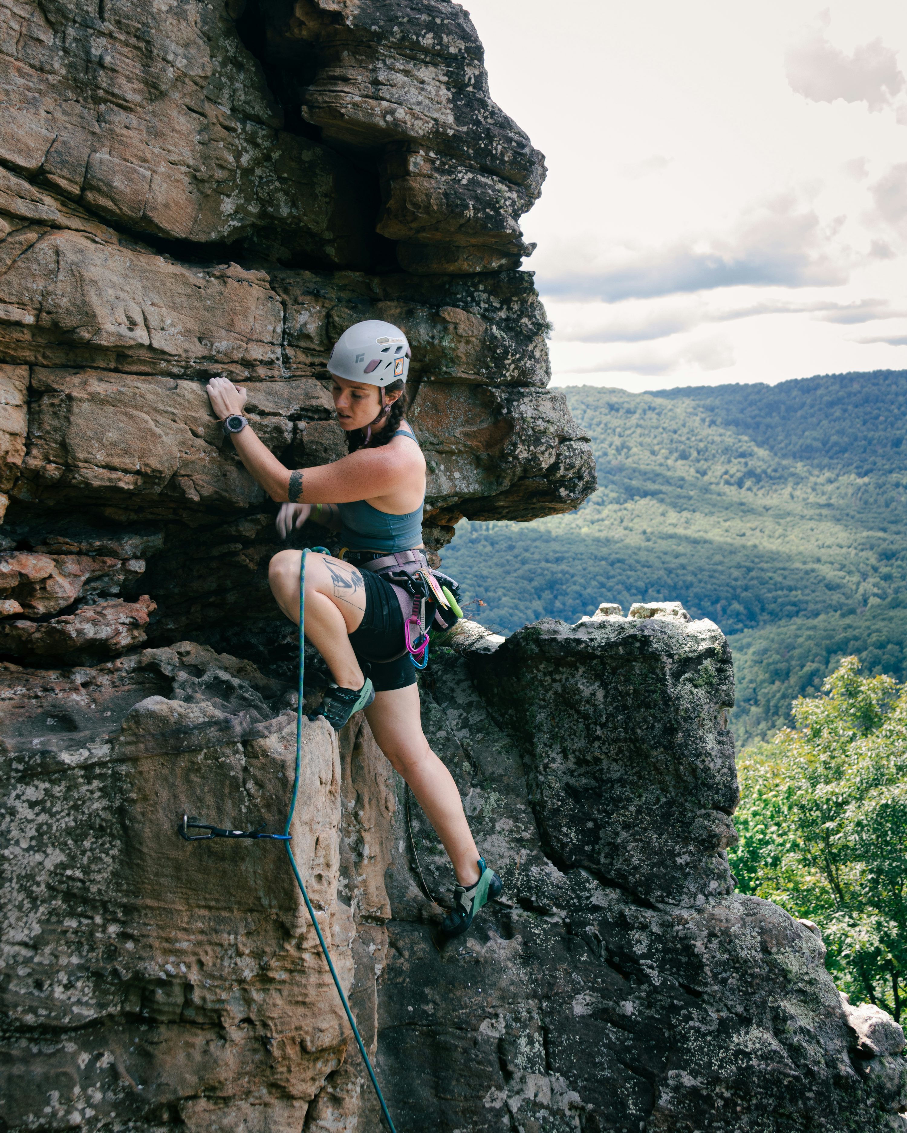 Woman Climbing Picture. Download Free