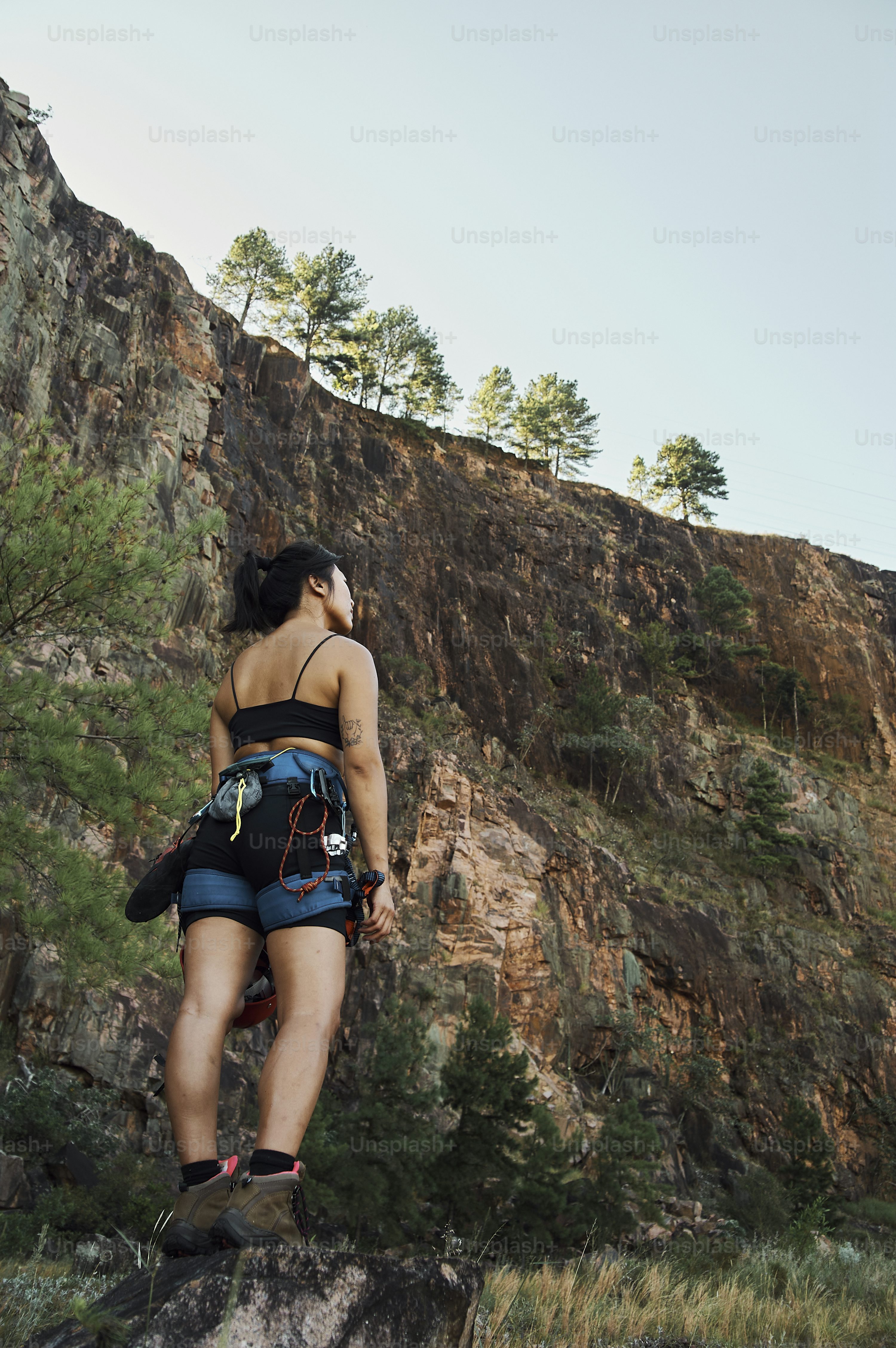 Woman Climbing Picture. Download Free