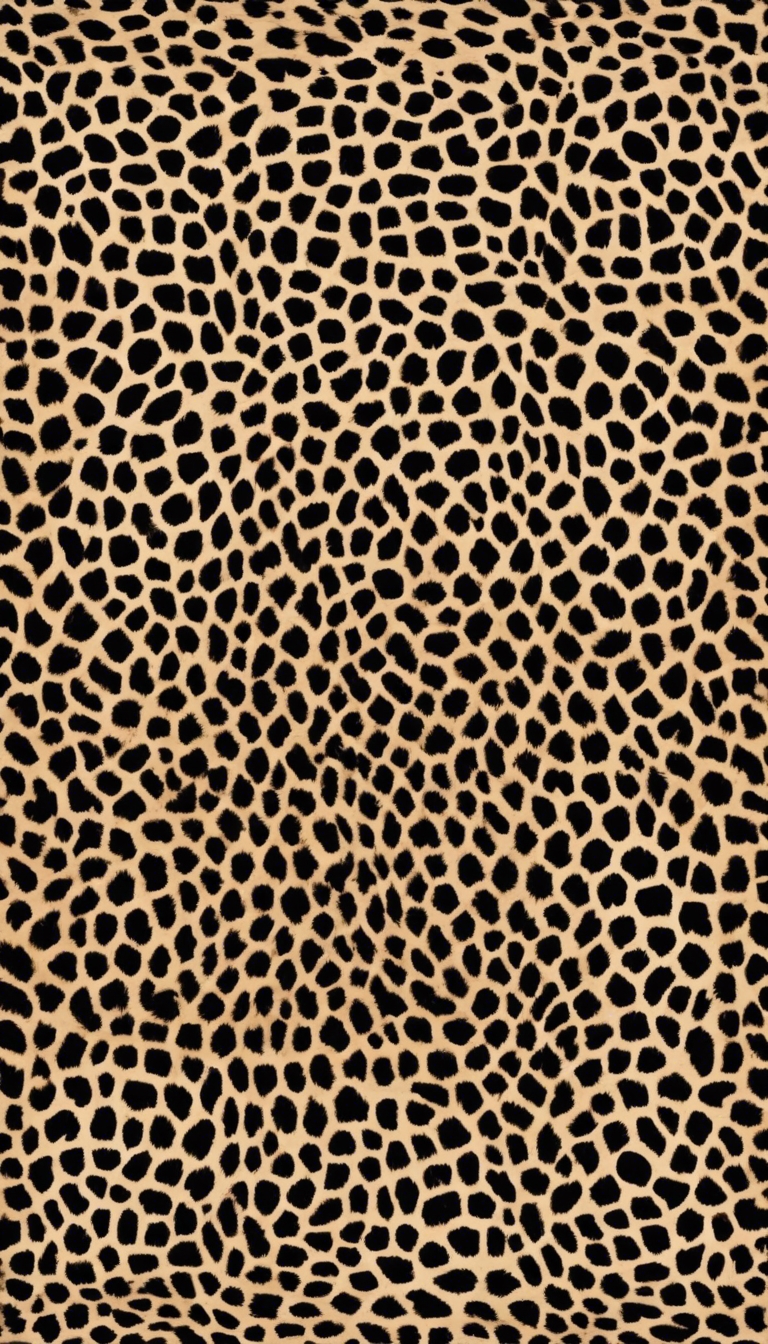 A symmetrical leopard print design