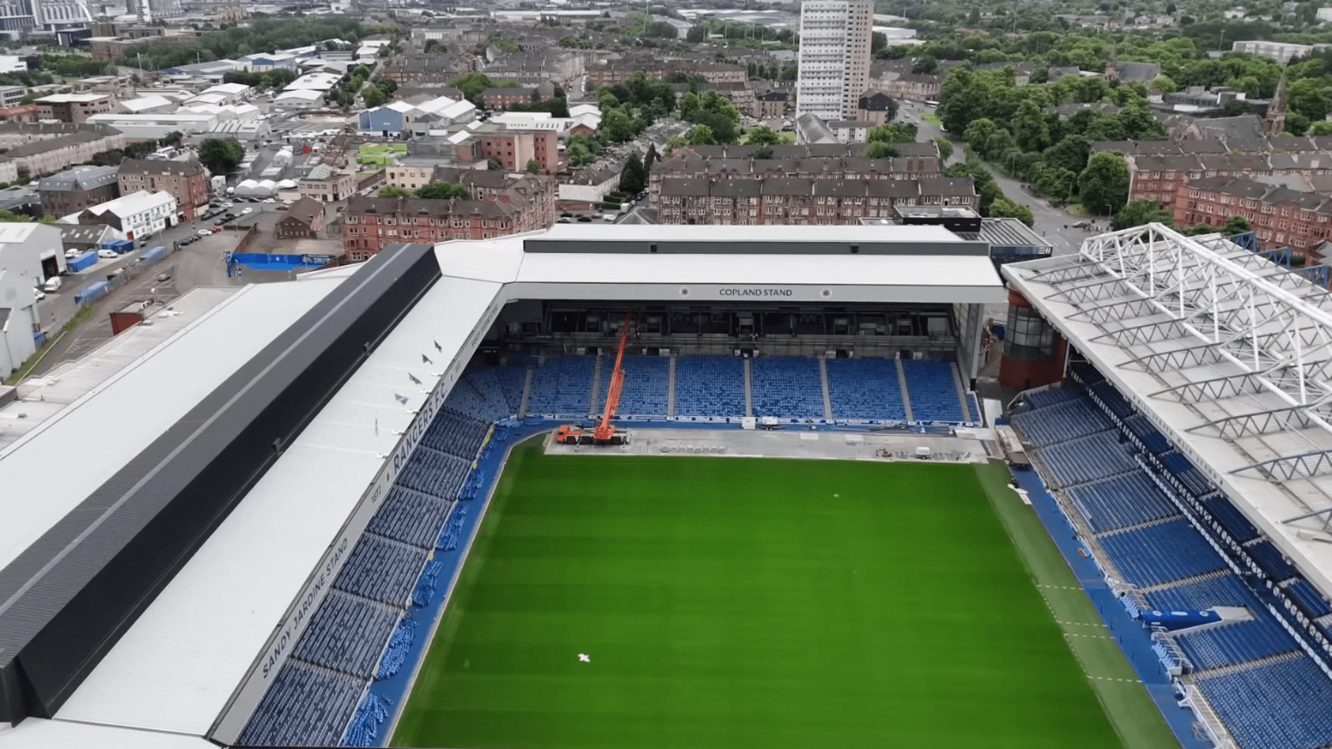 Inside Rangers' stadium work as unique