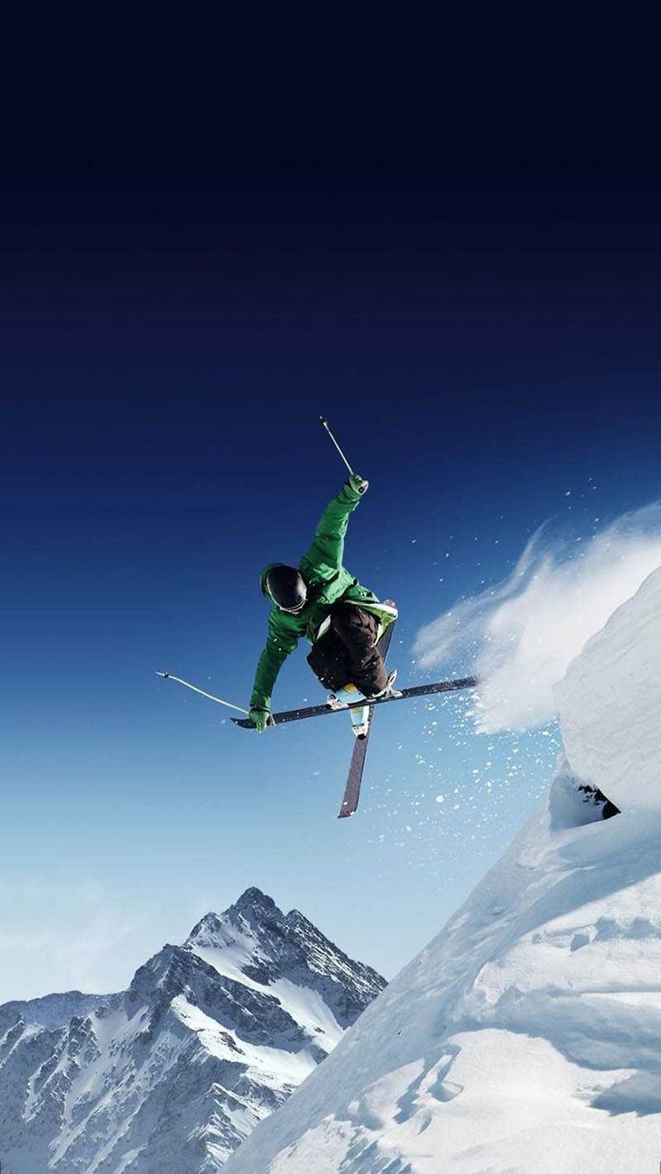 iPhone Snowboarding Wallpaper