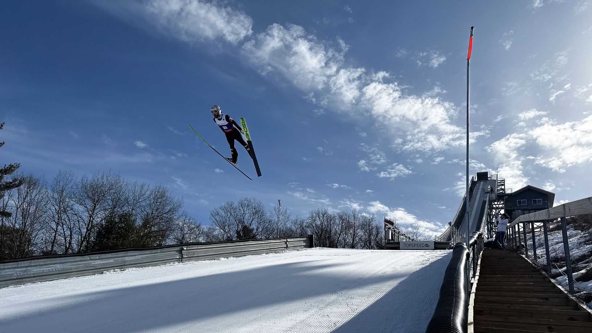 Ski Jumping. Michigan's Upper Peninsula