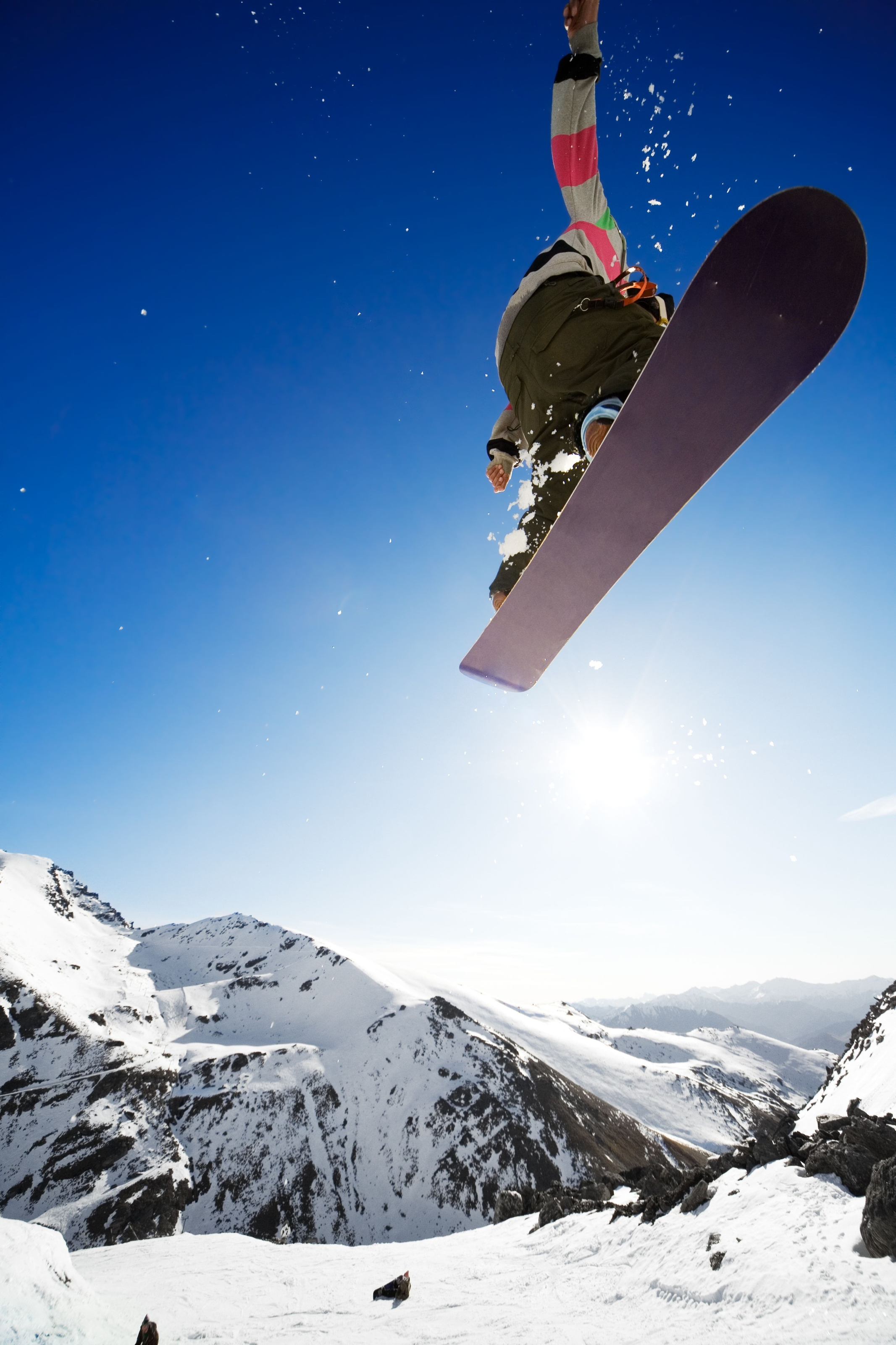 Snowboarder Air Jump Wall Mural