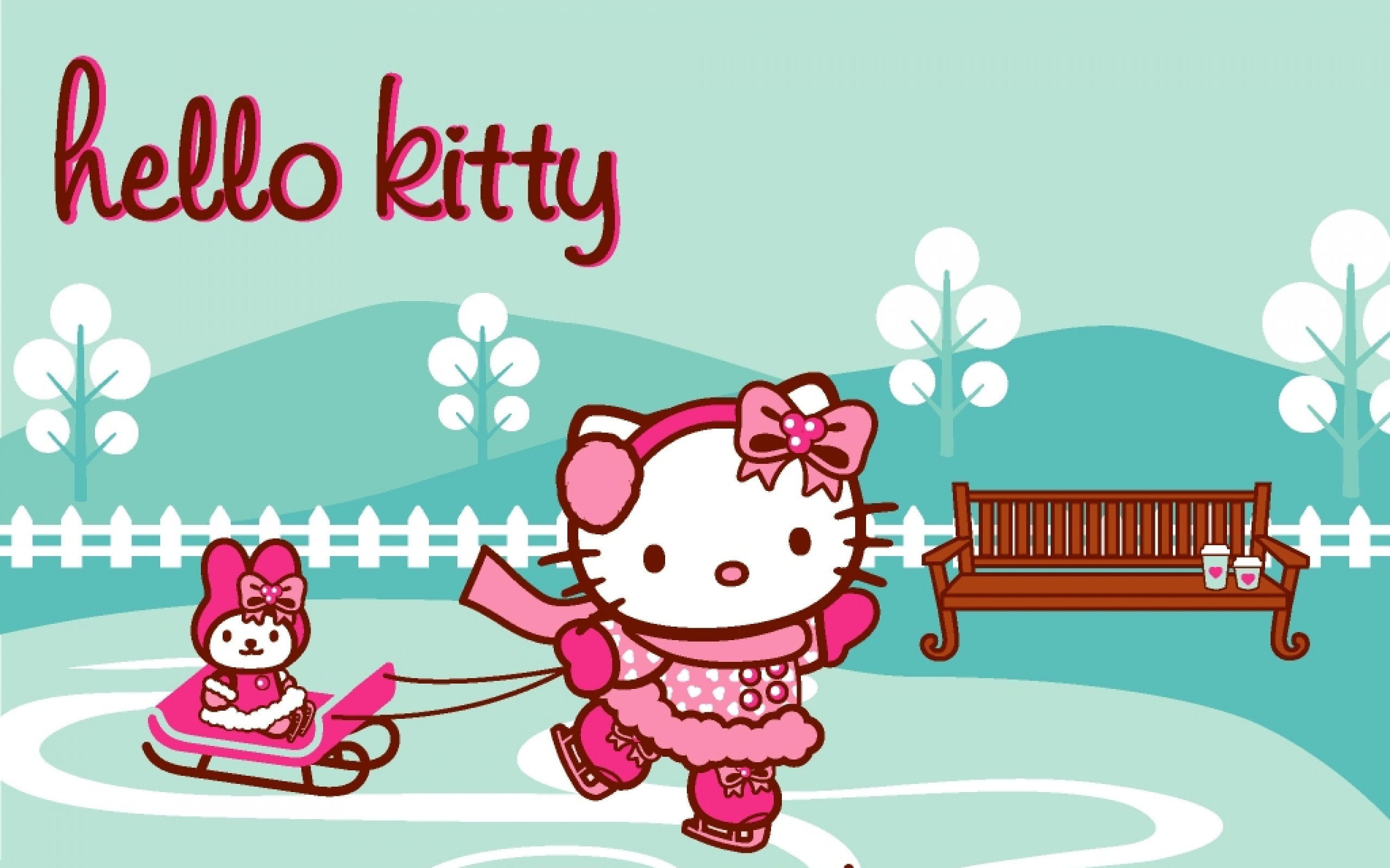 Hello Kitty Winter Wallpaper