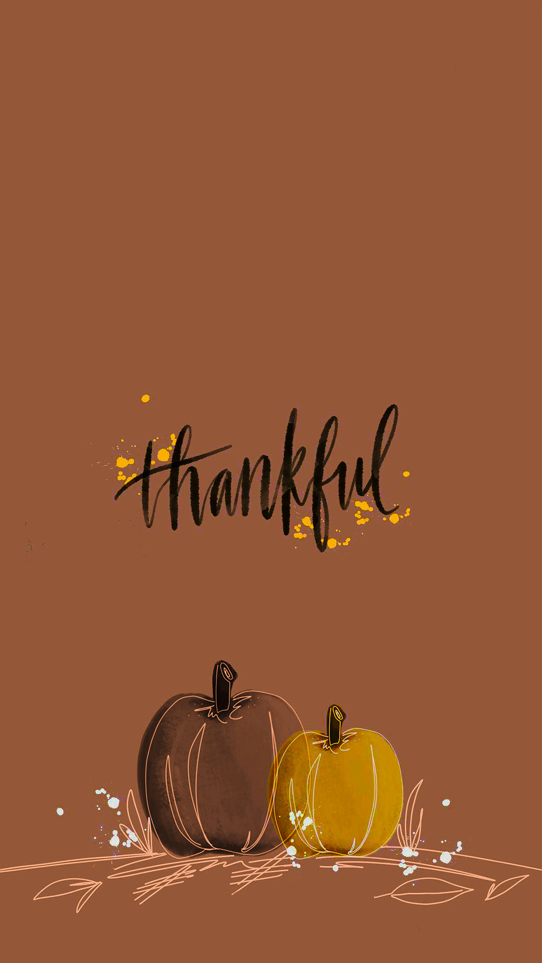 Thanksgiving Simple Design Mobile Phone