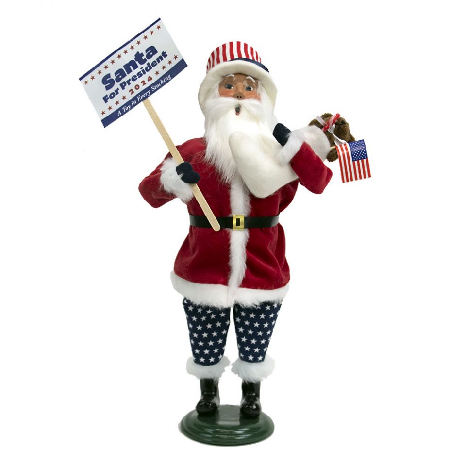 Byers' Choice Santa for President 2024