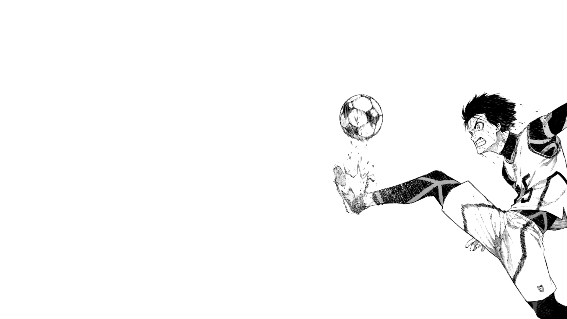 Minimalistic Ish Desktop Wallpaper For Rin And Isagi