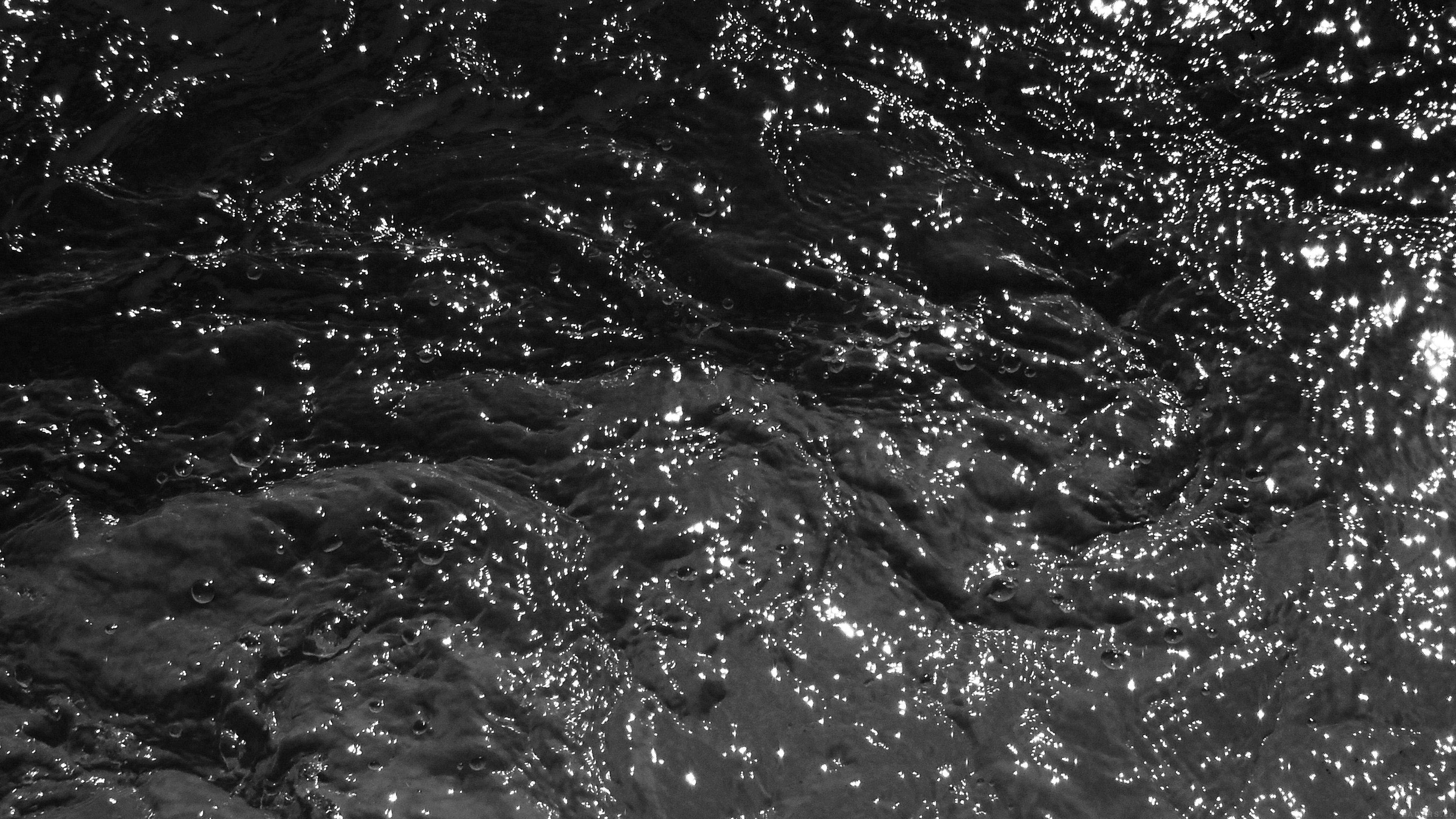 Water Wave Dark Texture Ocean Pattern
