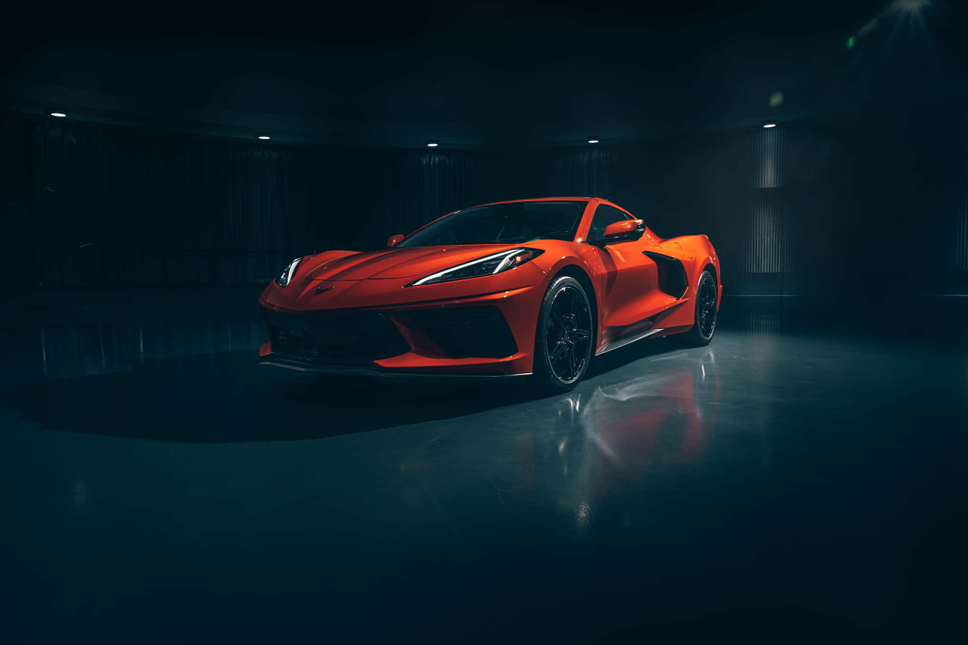 Download Sleek Chevrolet Corvette C8