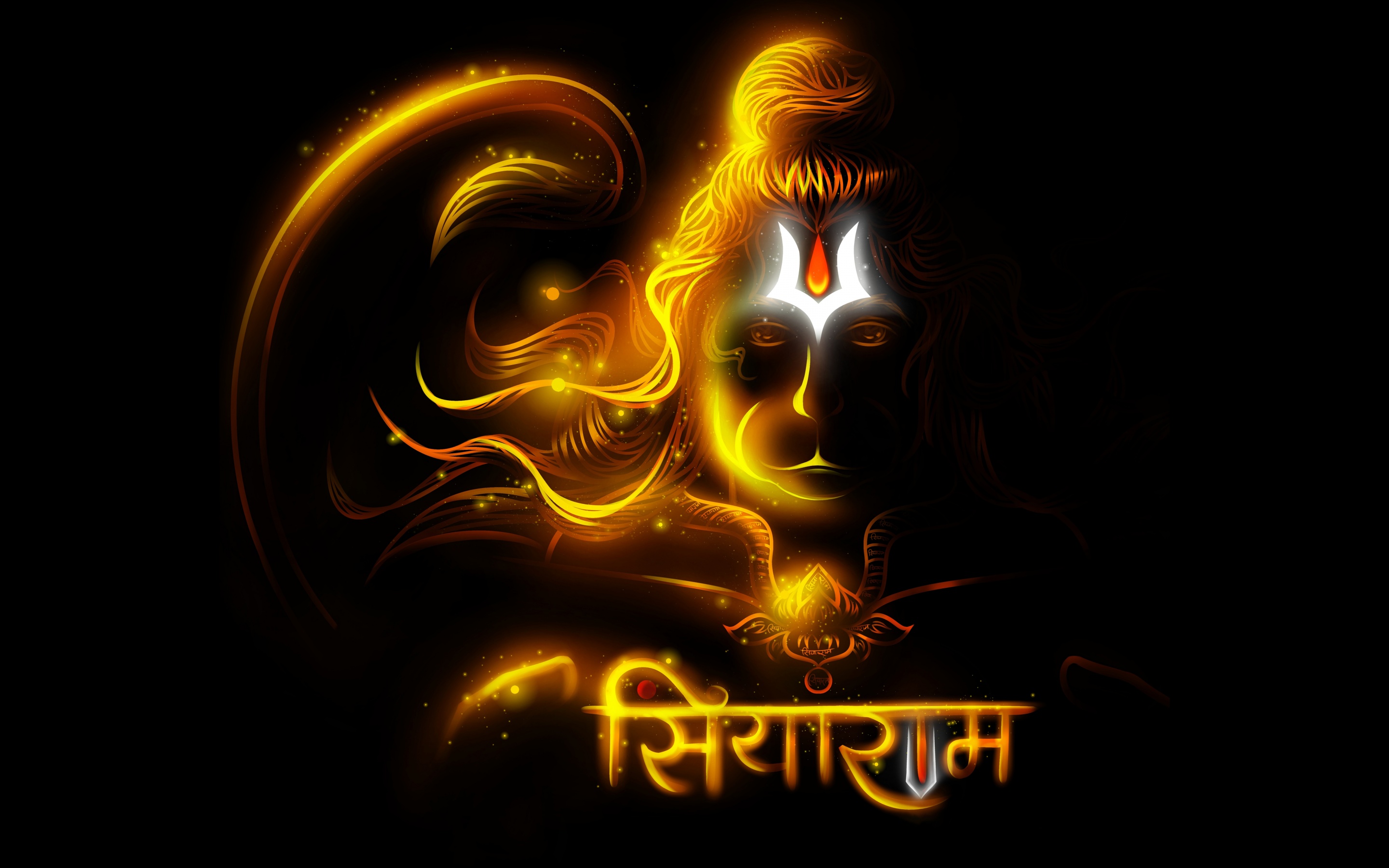 Anjaneya Wallpaper 4K, Jai Shri Ram