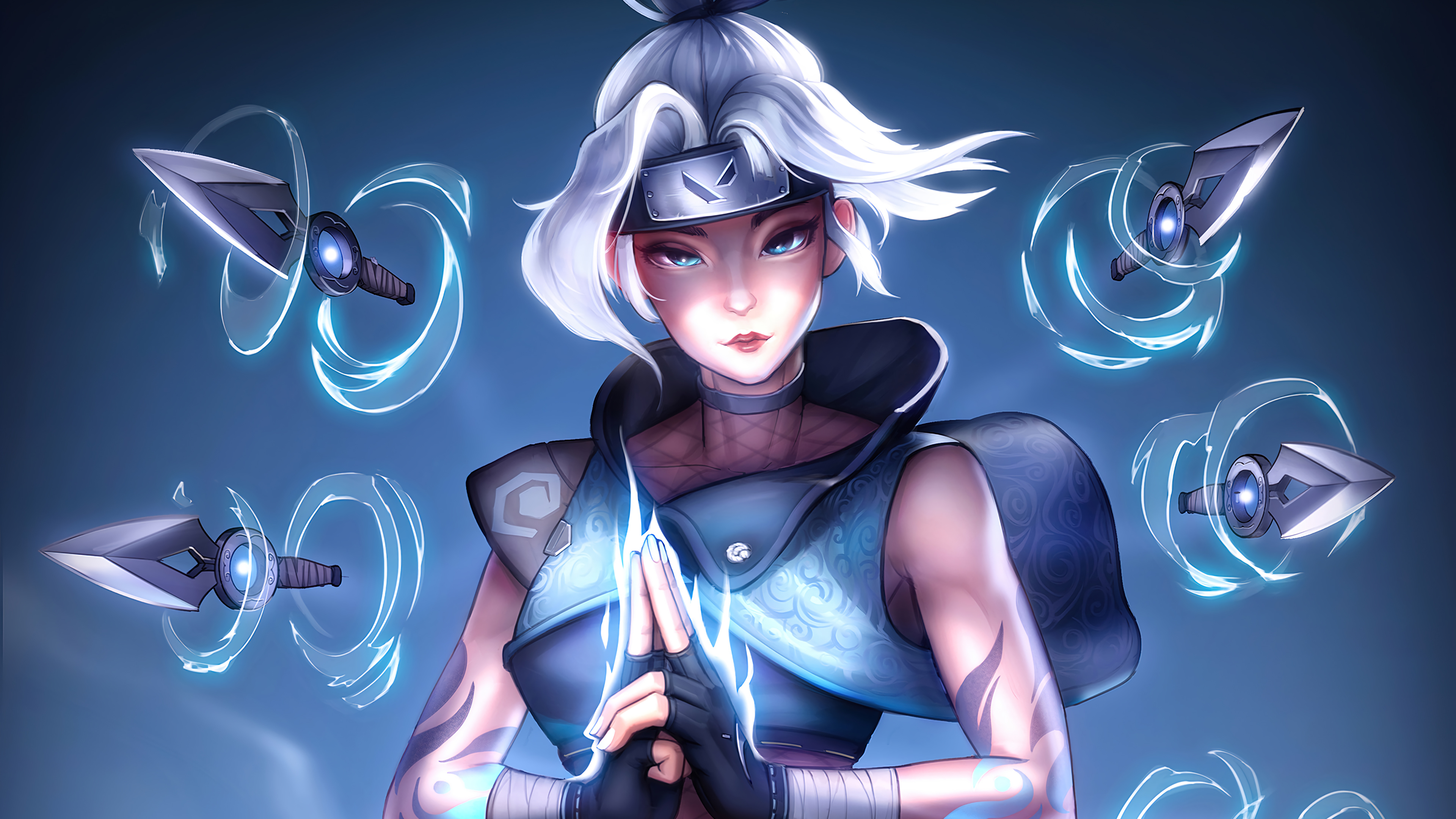 Jett Kunai Knife Valorant Wallpaper 4K