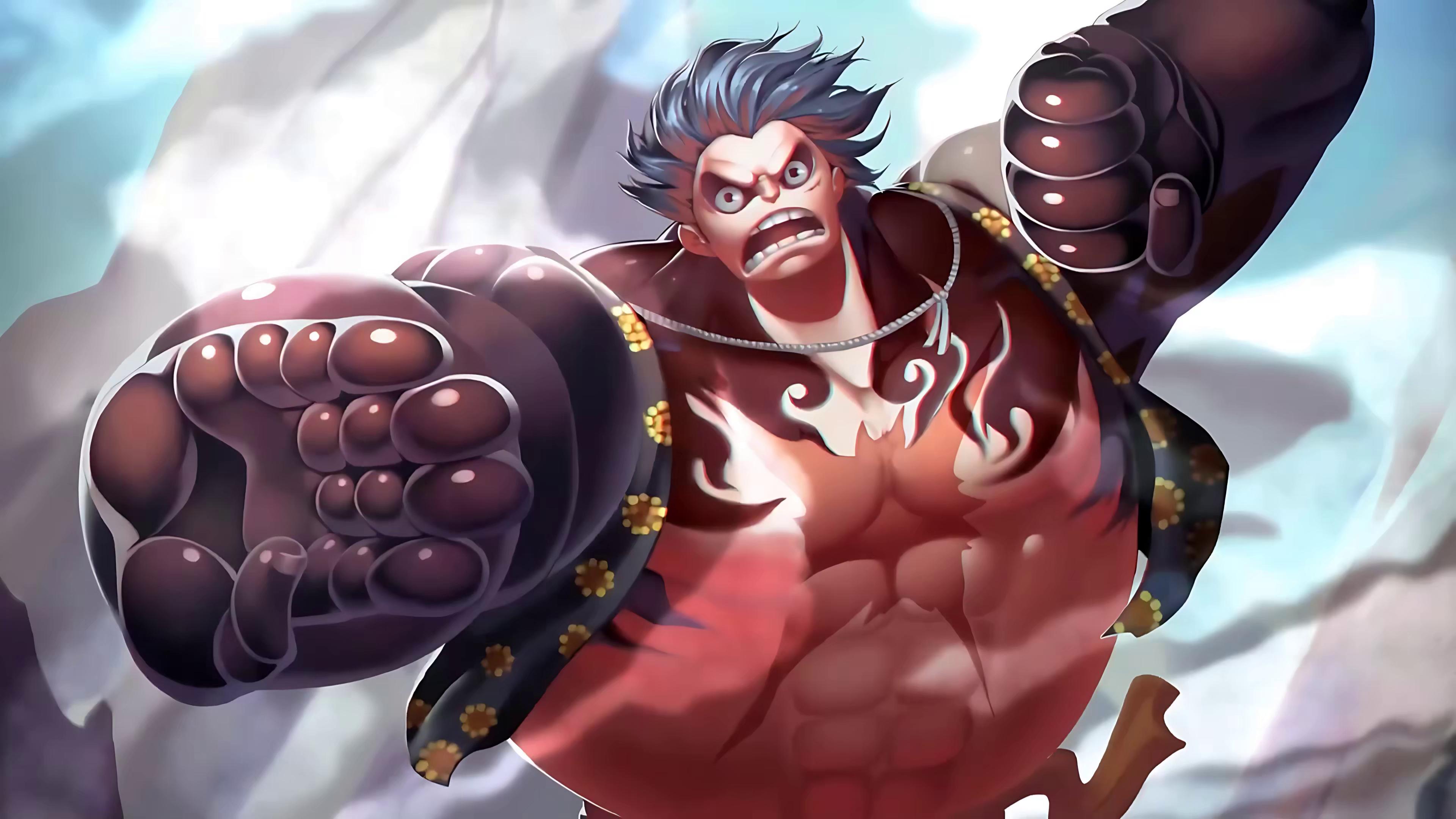 Luffy Gear 4 Bouncing Live Wallpaper