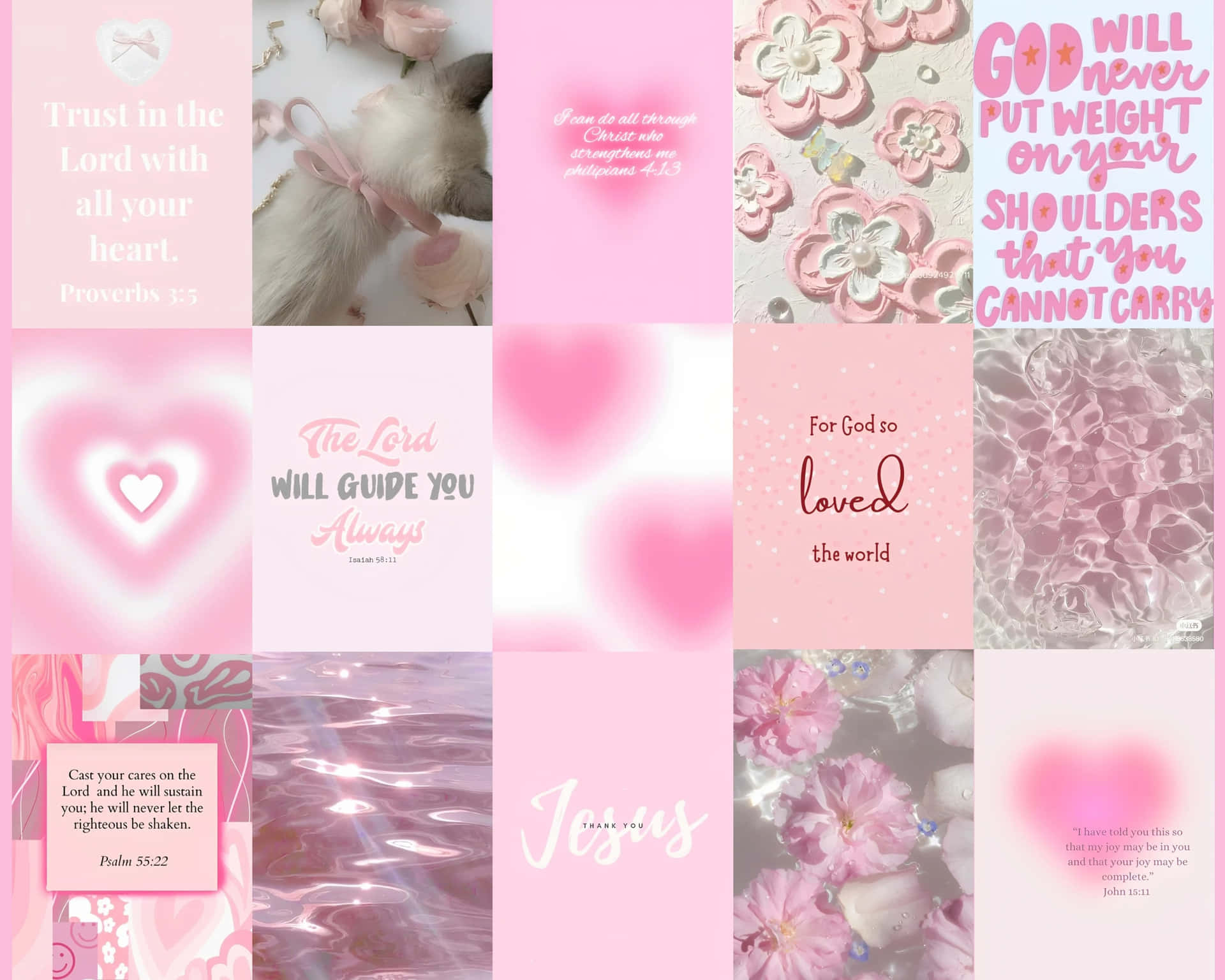 Pink Christian Wallpaper