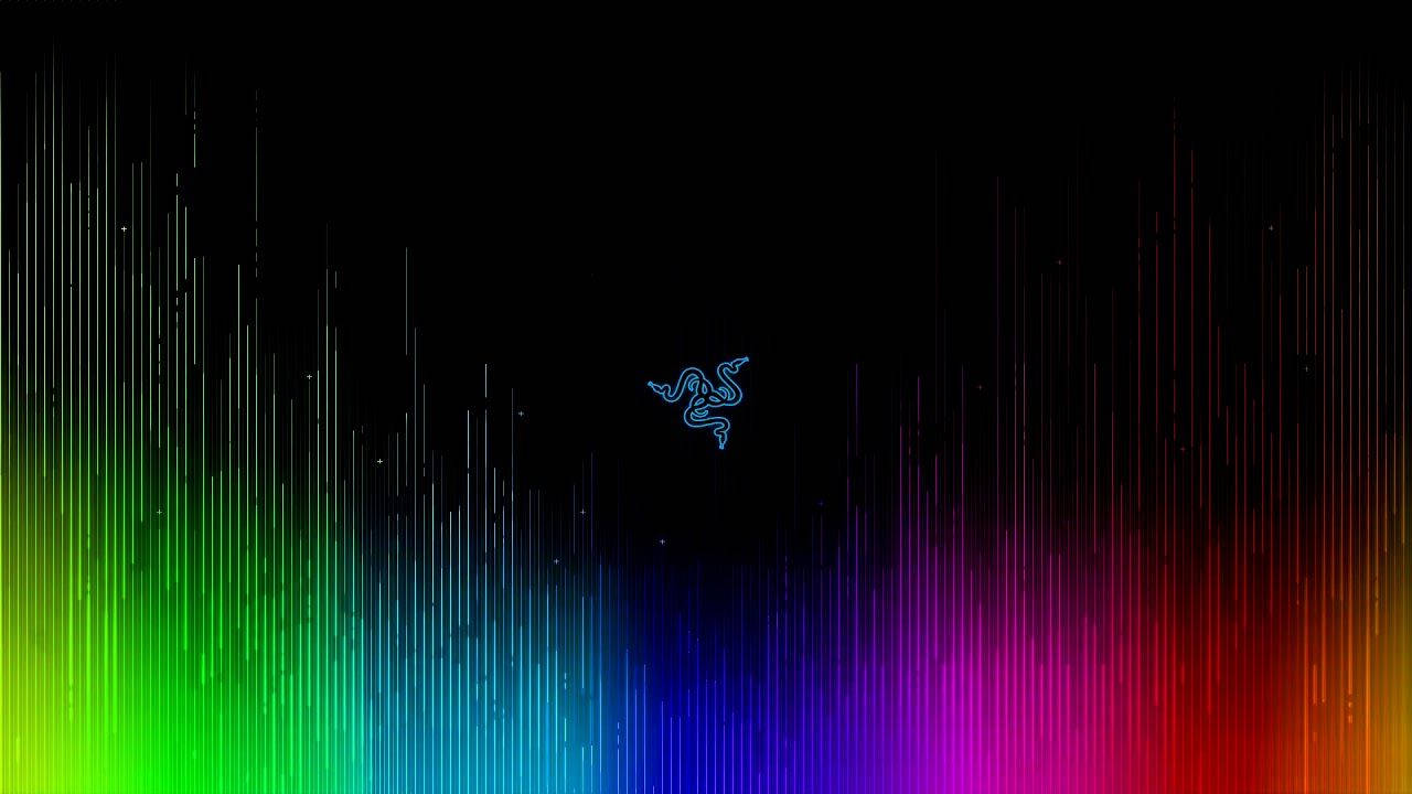 Blue Razer Logo RGB 4K Wallpaper