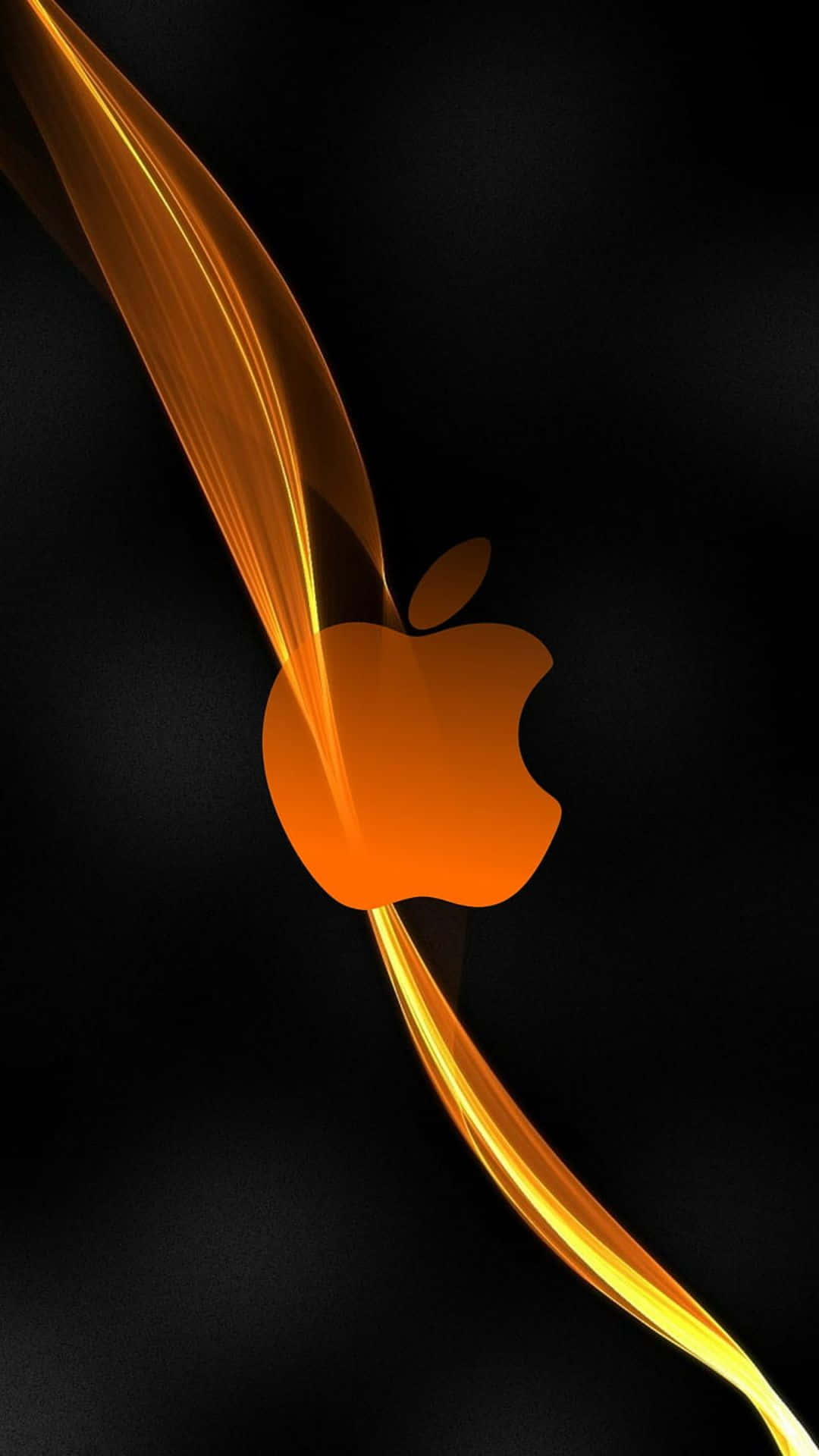 Download 4k Apple With Orange Wallpaper