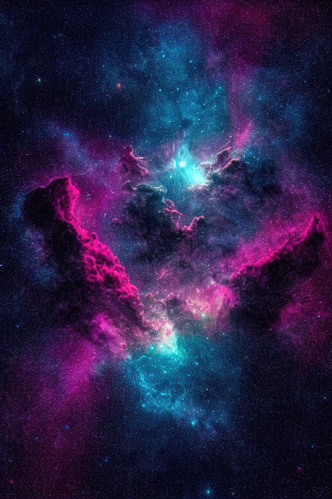 A galaxy in space mobile wallpaper, r